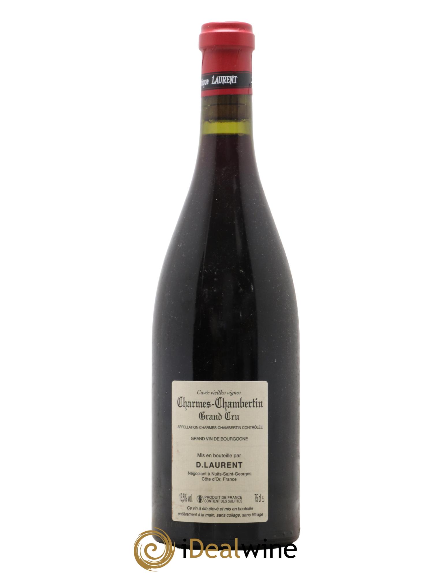 Charmes-Chambertin Grand Cru Vieilles Vignes Dominique Laurent 2013 - Lot de 1 bouteille - 1
