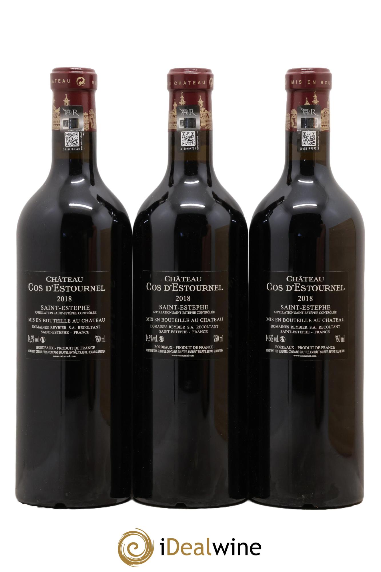Cos d'Estournel 2ème Grand Cru Classé 2018 - Posten von 6 Flaschen - 2