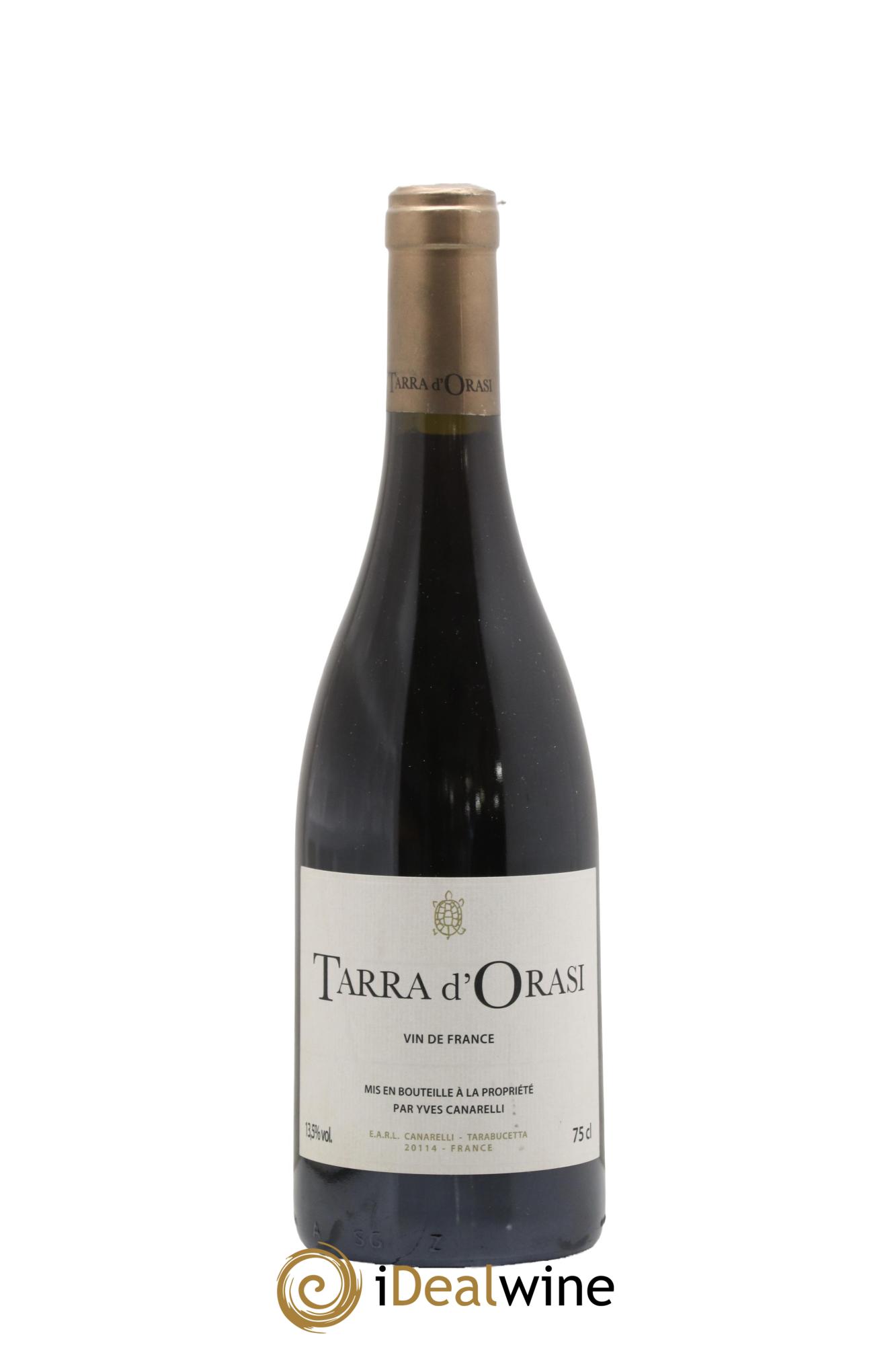 Vin de France Tarra d'Orasi Clos Canarelli 2011 - Lot de 1 bouteille - 0