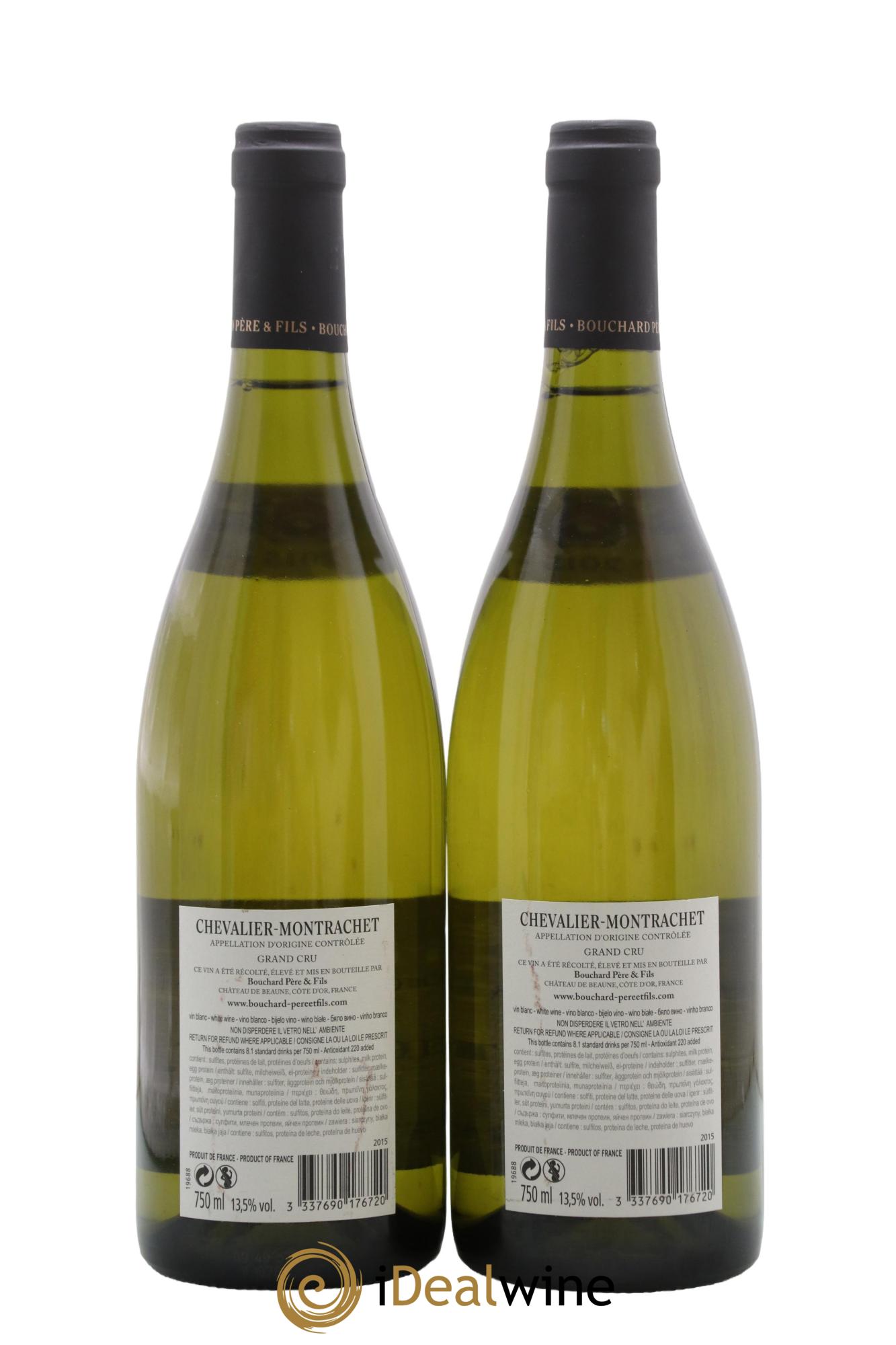 Chevalier-Montrachet Grand Cru Bouchard Père & Fils 2015 - Posten von 2 Flaschen - 1