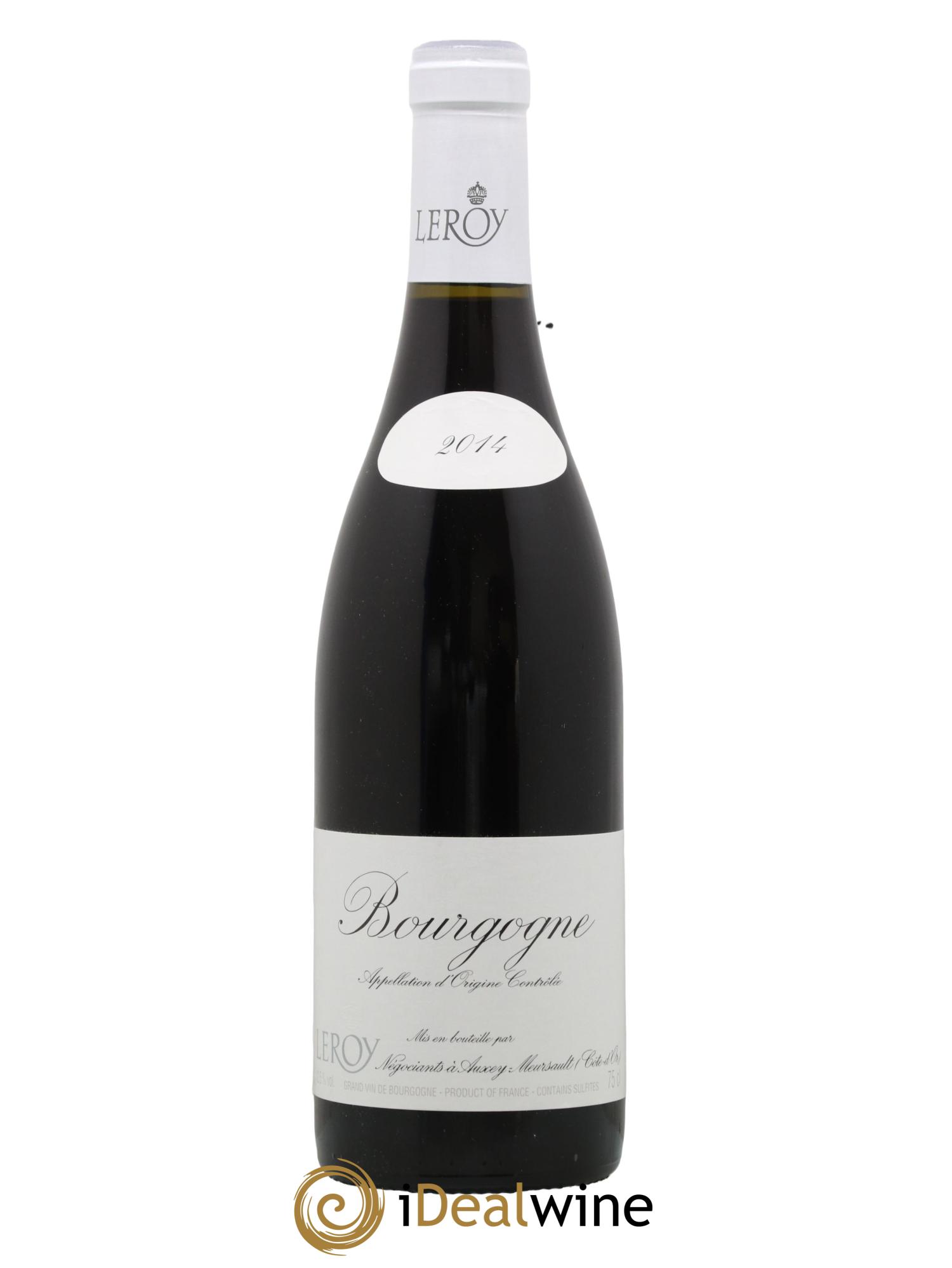 Bourgogne Leroy SA 2014 - Lot de 1 bouteille - 0