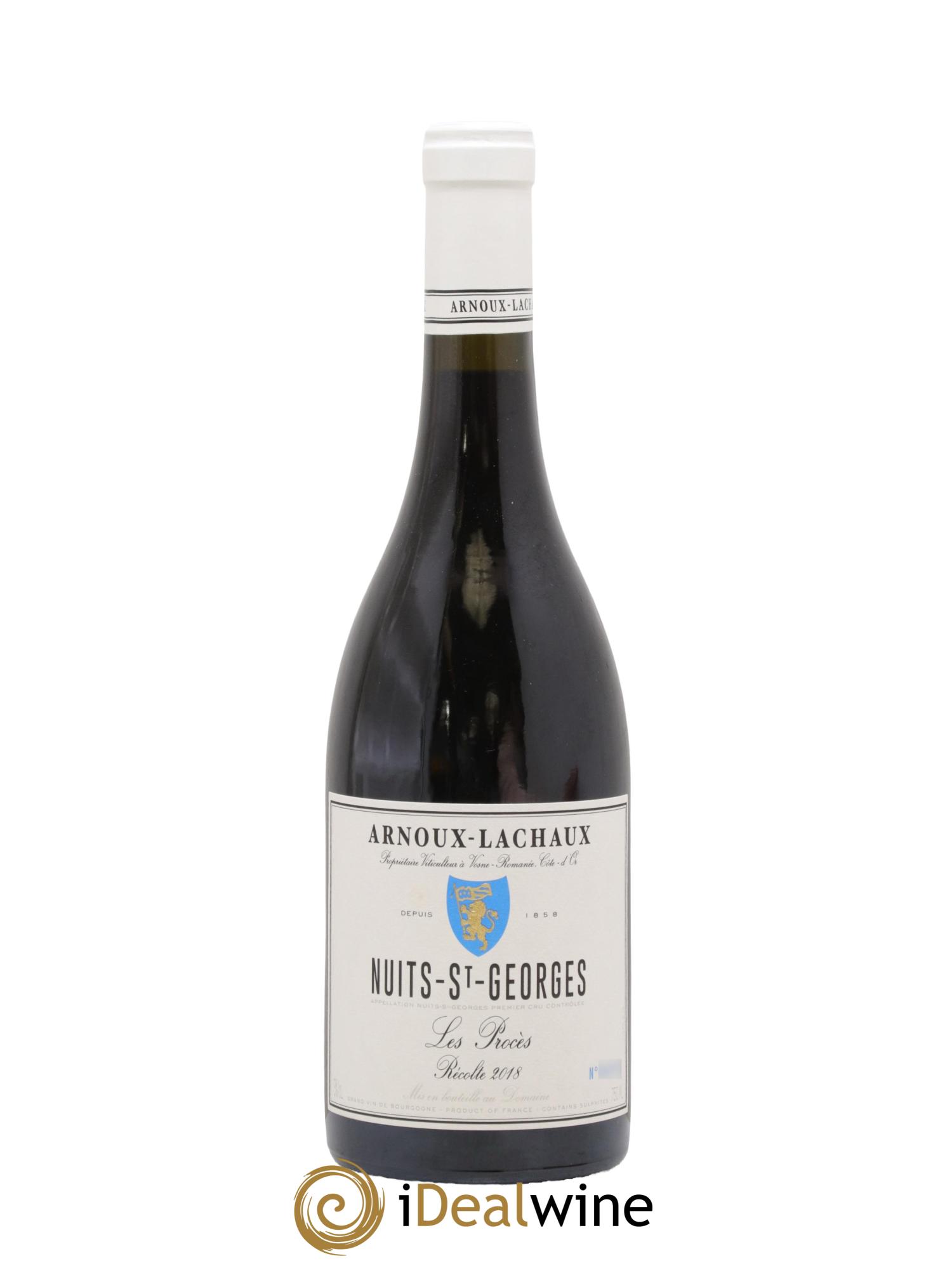Nuits-Saint-Georges 1er Cru Les Procès Arnoux-Lachaux (Domaine) 2018 - Lot of 1 bottle - 0