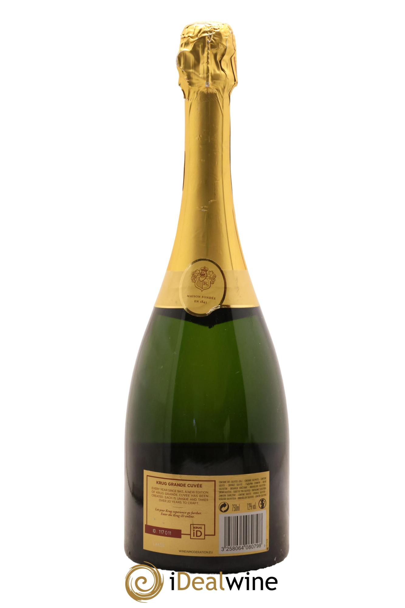 Grande Cuvée - 166ème édition Krug - Lot of 1 bottle - 1