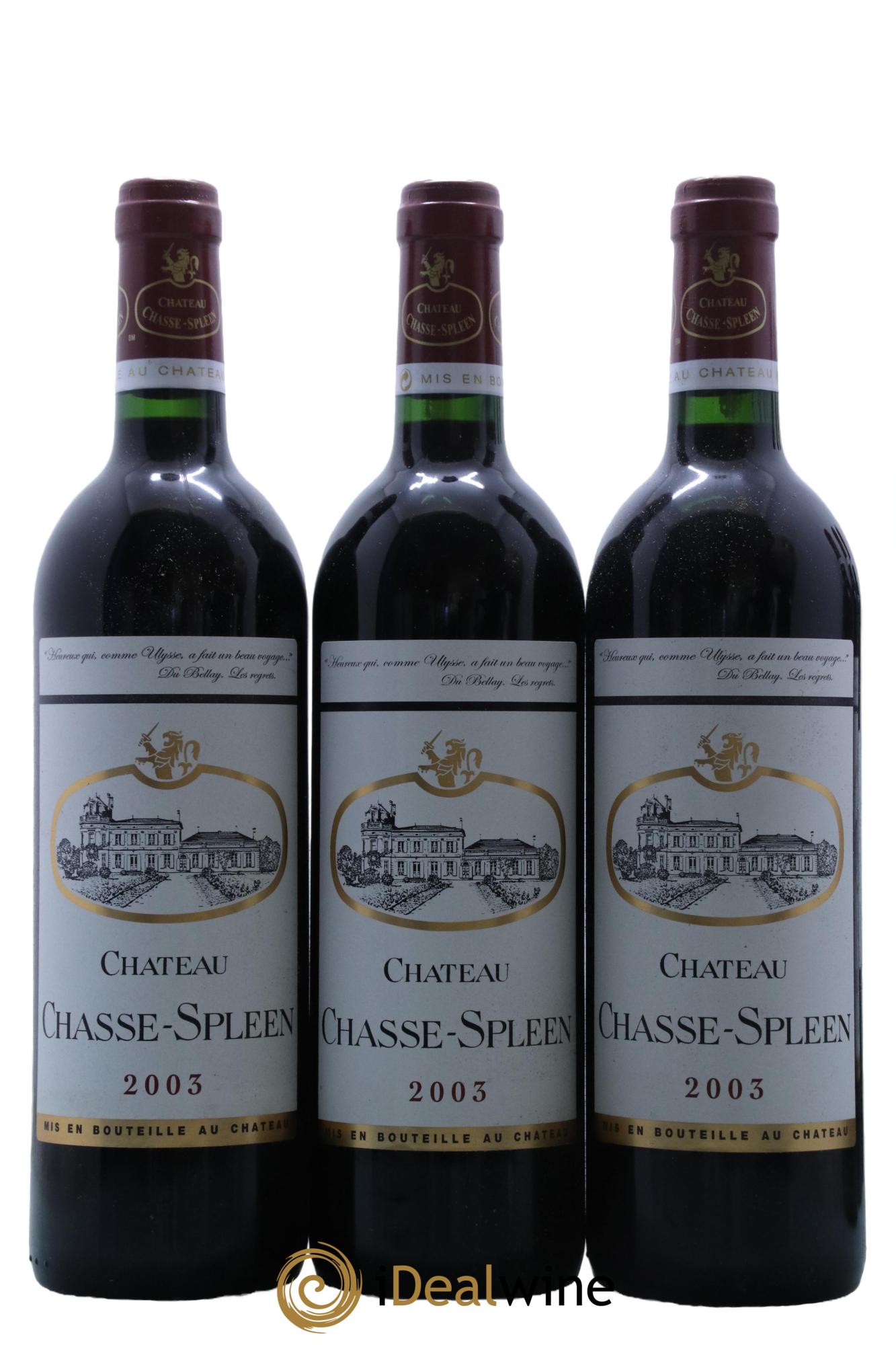Château Chasse Spleen 2003 - Posten von 12 Flaschen - 3