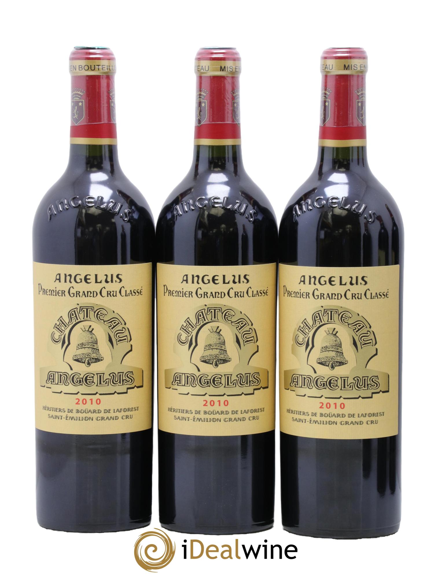 Château Angélus 1er Grand Cru Classé A 2010 - Lot de 6 bouteilles - 1