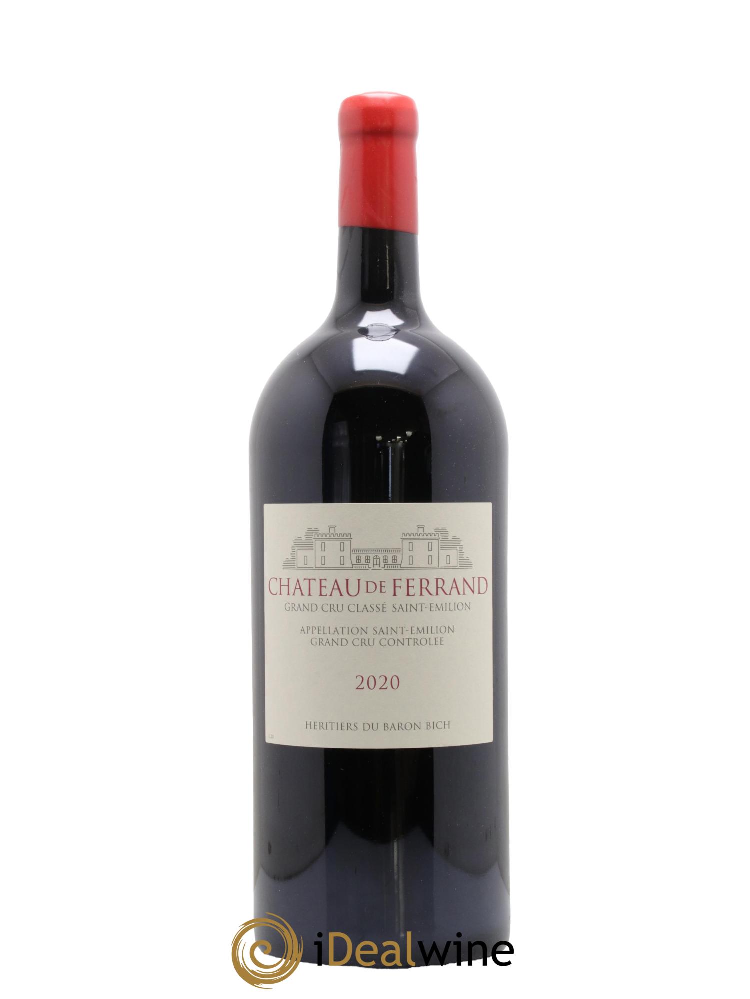Château de Ferrand Grand Cru Classé 2020 - Lot of 1 double magnum - 0