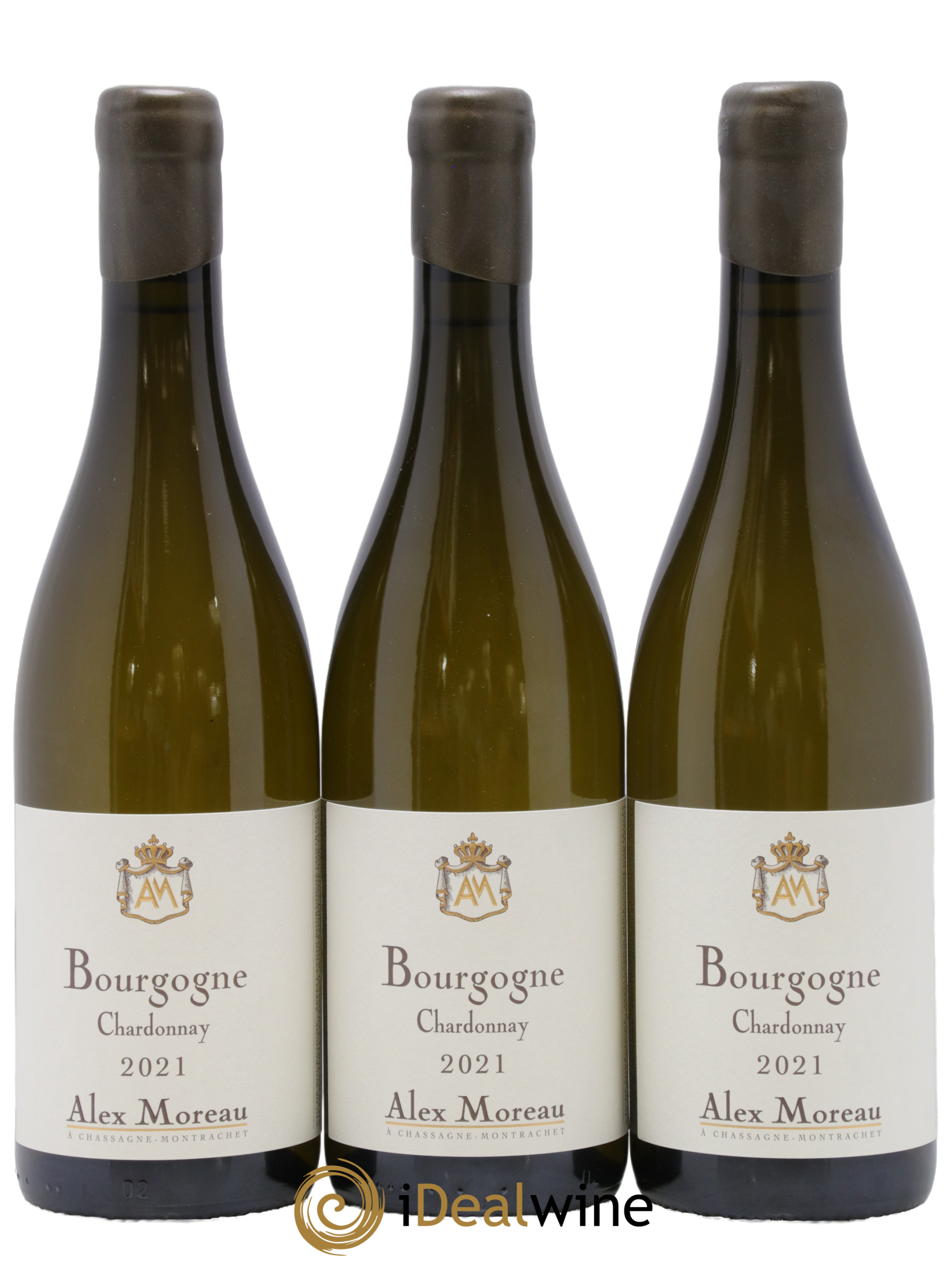 Bourgogne Chardonnay Alex Moreau 2021 - Lot de 3 bouteilles - 0