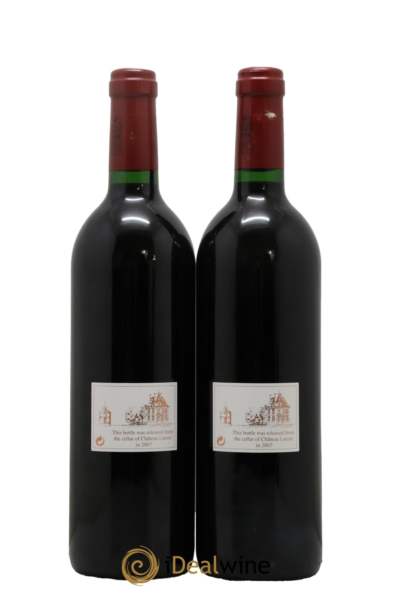 Château Latour 1er Grand Cru Classé 1996 - Lot de 2 bouteilles - 1