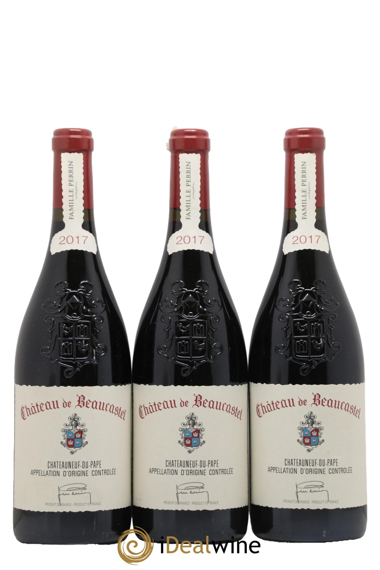 Châteauneuf-du-Pape Château de Beaucastel Famille Perrin 2017 - Lot of 6 bottles - 2