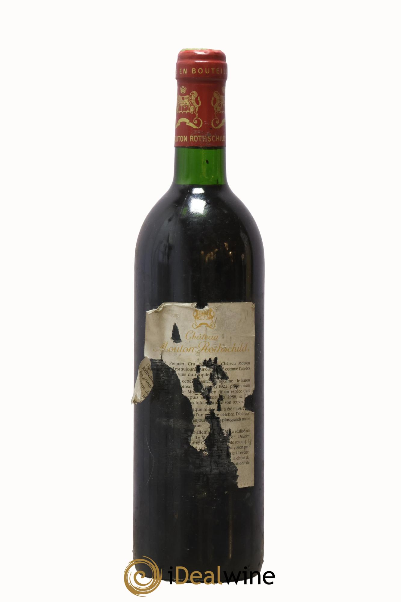 Château Mouton Rothschild 1er Grand Cru Classé 1989 - Posten von 1 Flasche - 1