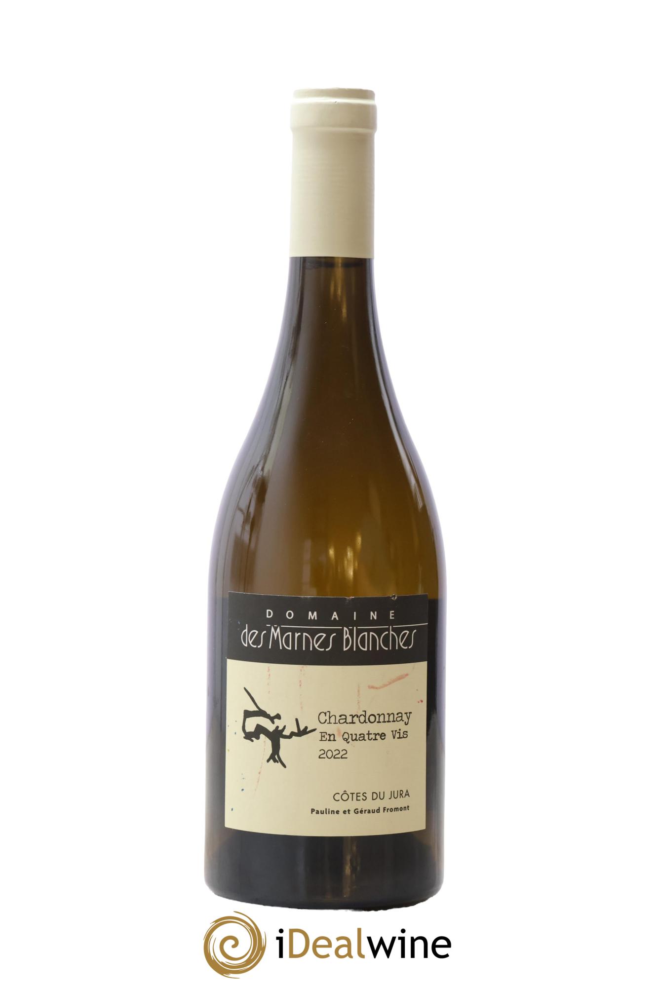 Côtes du Jura En Quatre Vis Chardonnay Marnes Blanches (Domaine des) 2022 - Lot de 1 bouteille - 0