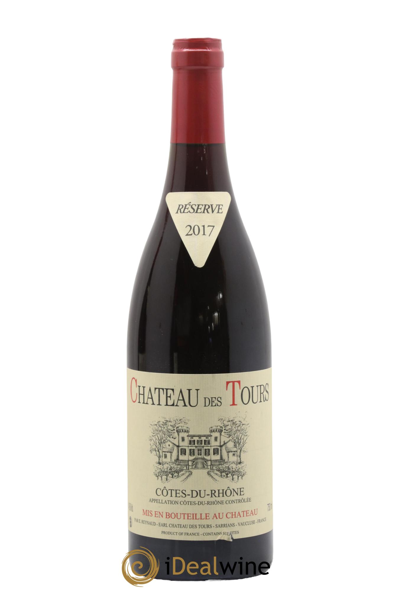 Côtes-du-Rhône Château des Tours Emmanuel Reynaud 2017 - Lot de 1 bouteille - 0