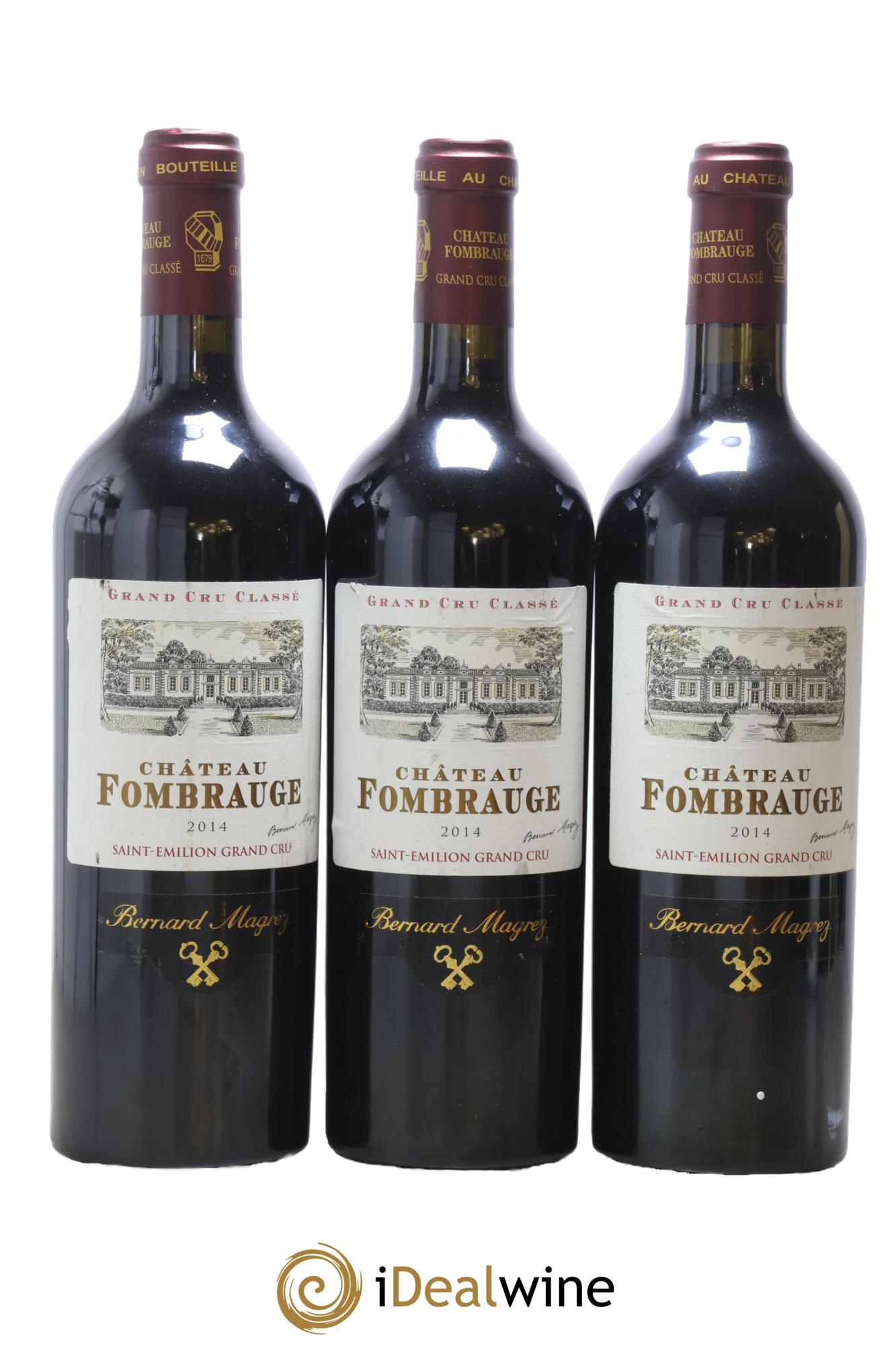 Château Fombrauge Grand Cru Classé 2014 - Lot of 3 bottles - 0