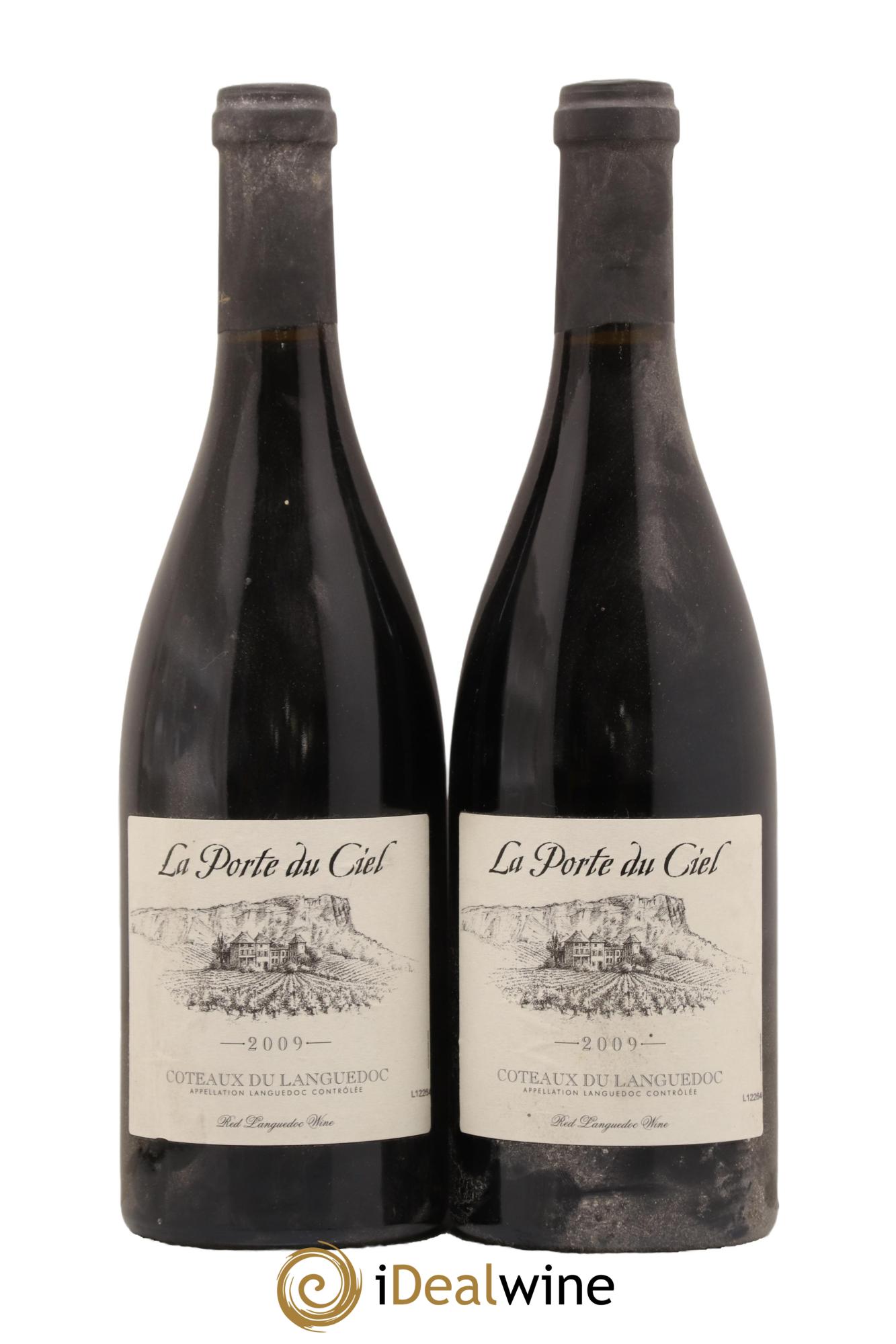 La Clape Château de La Négly La Porte du Ciel Jean Paux-Rosset 2009 - Lot de 2 bouteilles - 0