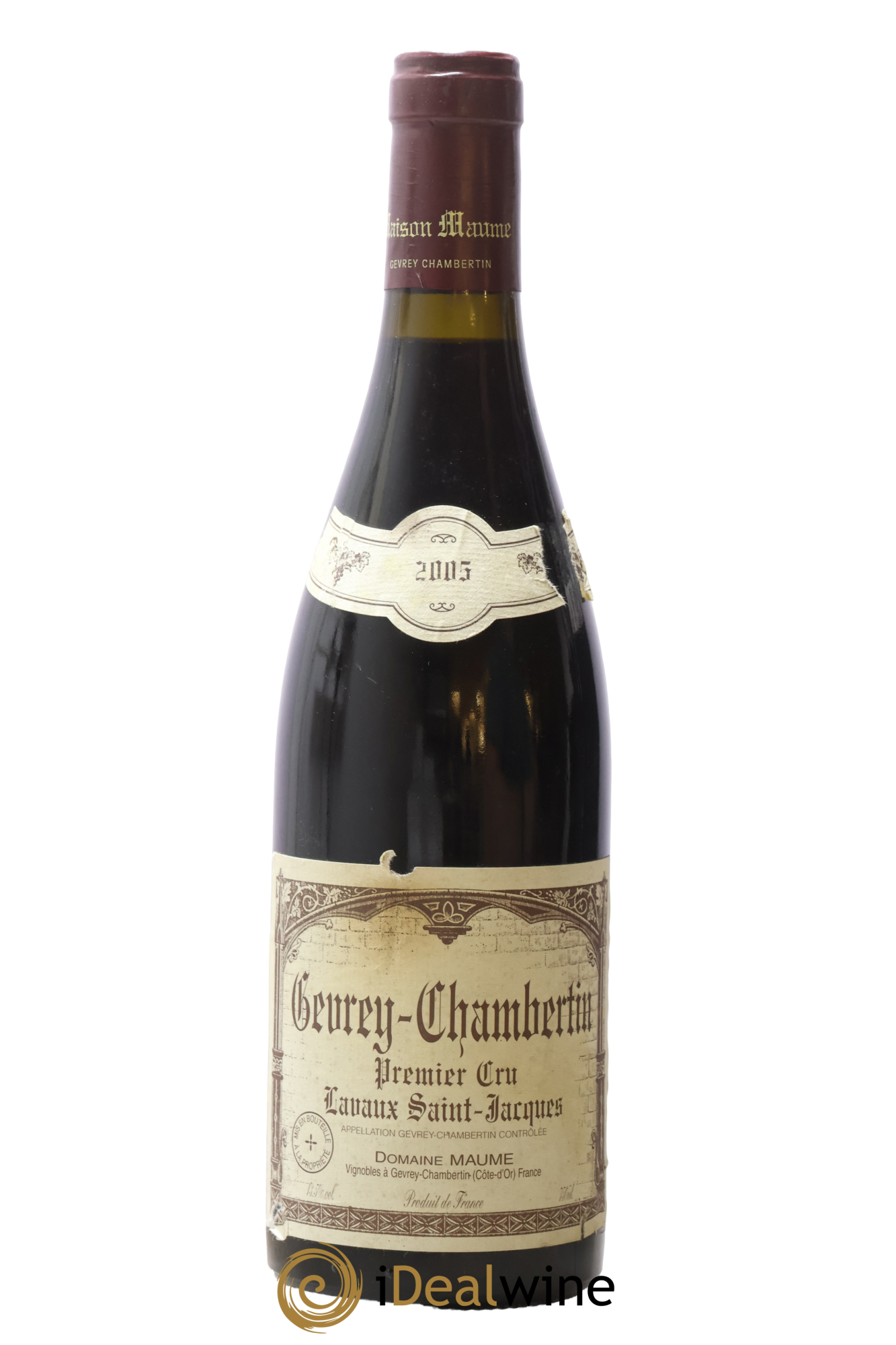 Gevrey-Chambertin 1er Cru Lavaux Saint Jacques Maume (Domaine) 2005 - Lot of 1 bottle - 0