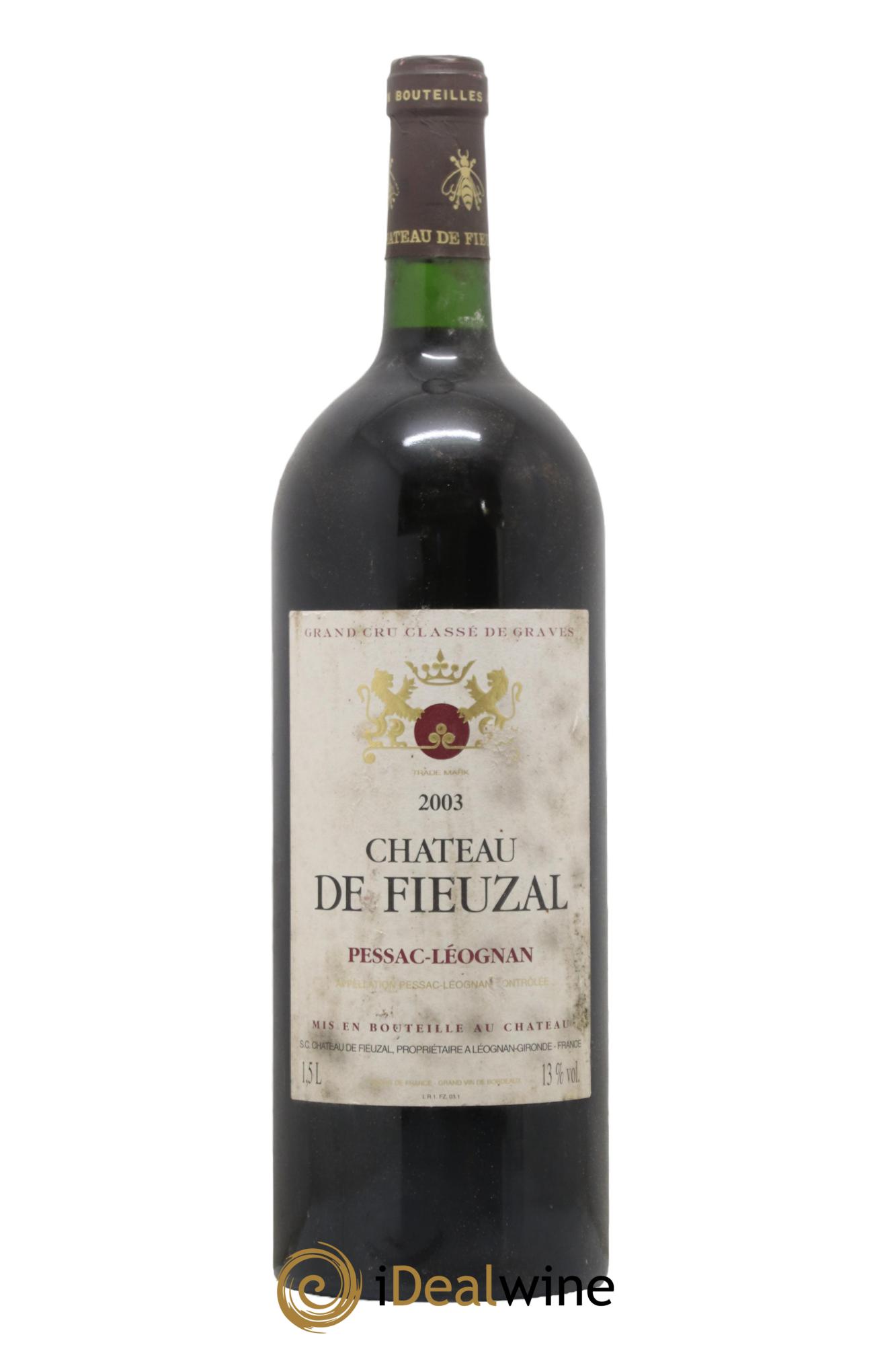 Château de Fieuzal Cru Classé de Graves 2003 - Lot de 1 magnum - 0