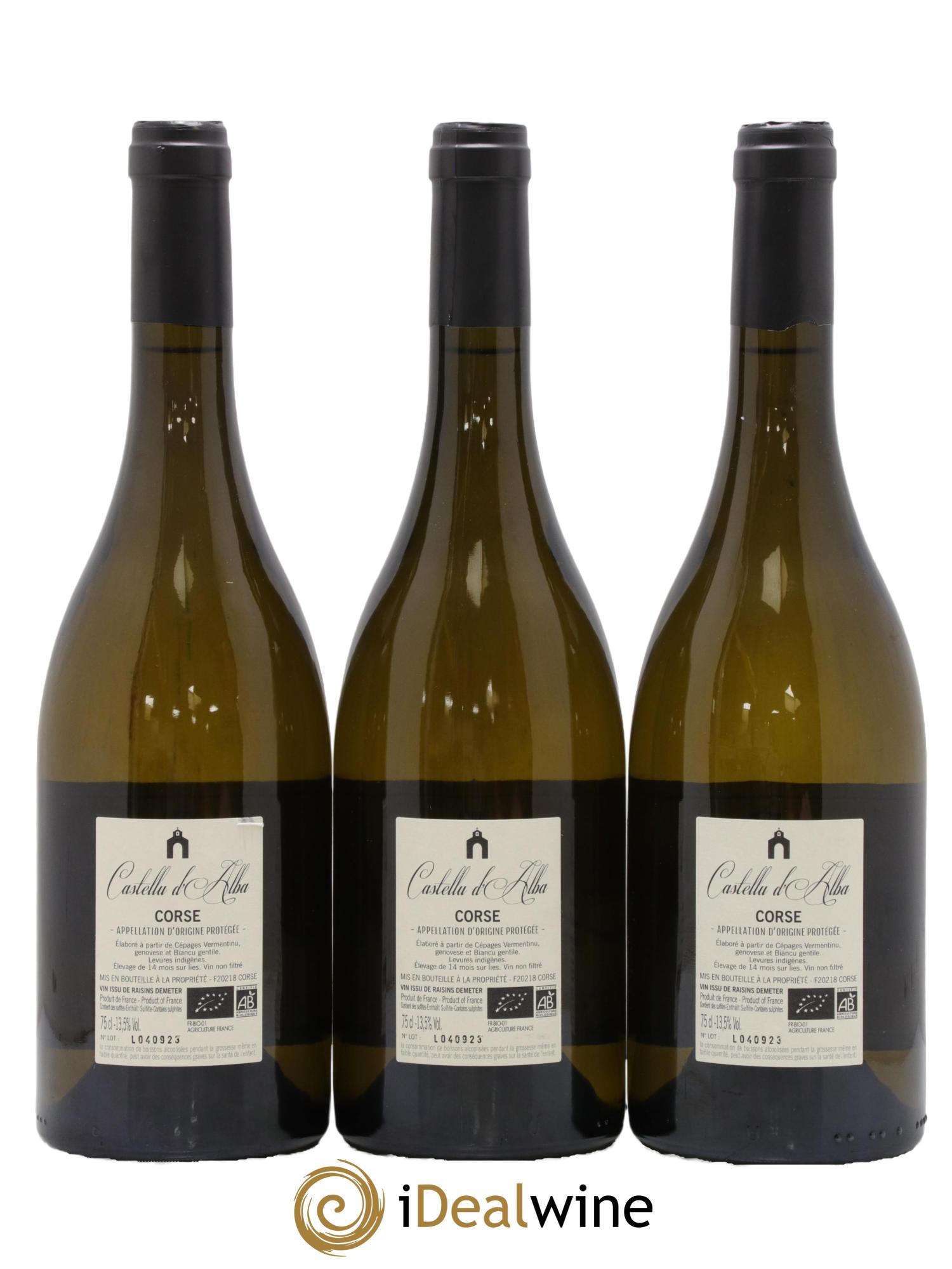 Vin de Corse Castellu d'Alba Chapelle des Capucins 2022 - Lot de 3 bouteilles - 1