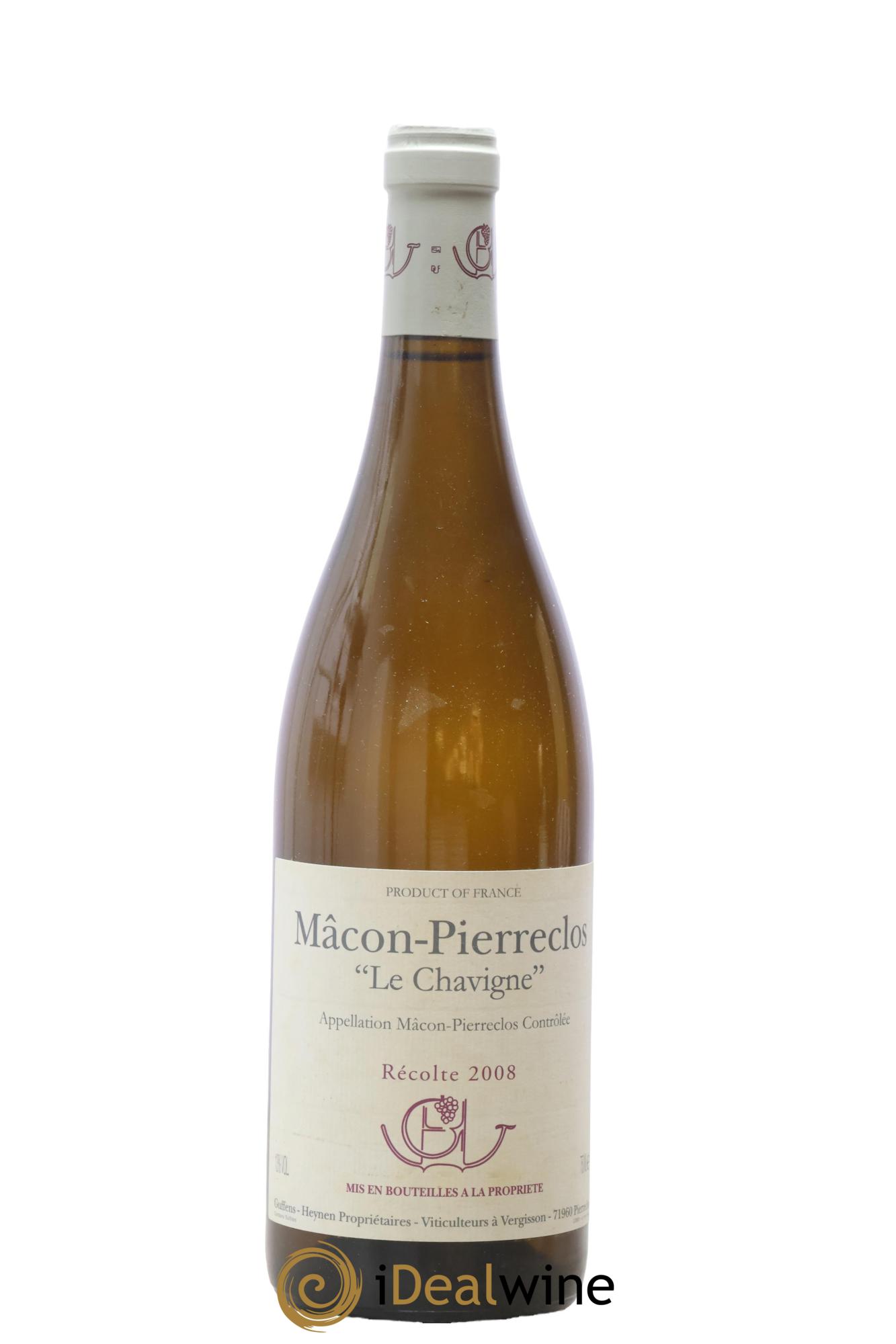 Mâcon-Pierreclos Le Chavigne Guffens-Heynen 2008 - Lot of 1 bottle - 0