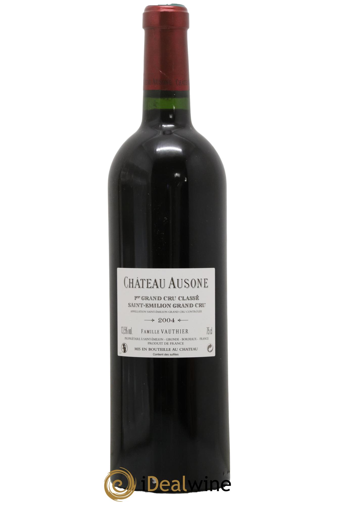 Château Ausone 1er Grand Cru Classé A 2004 - Lot de 1 bouteille - 1