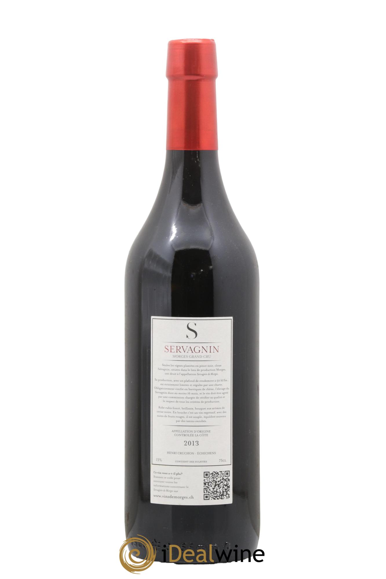 Vins Etrangers Suisse Servagnin Domaine Henri Cruchon 2013 - Lotto di 1 bottiglia - 1