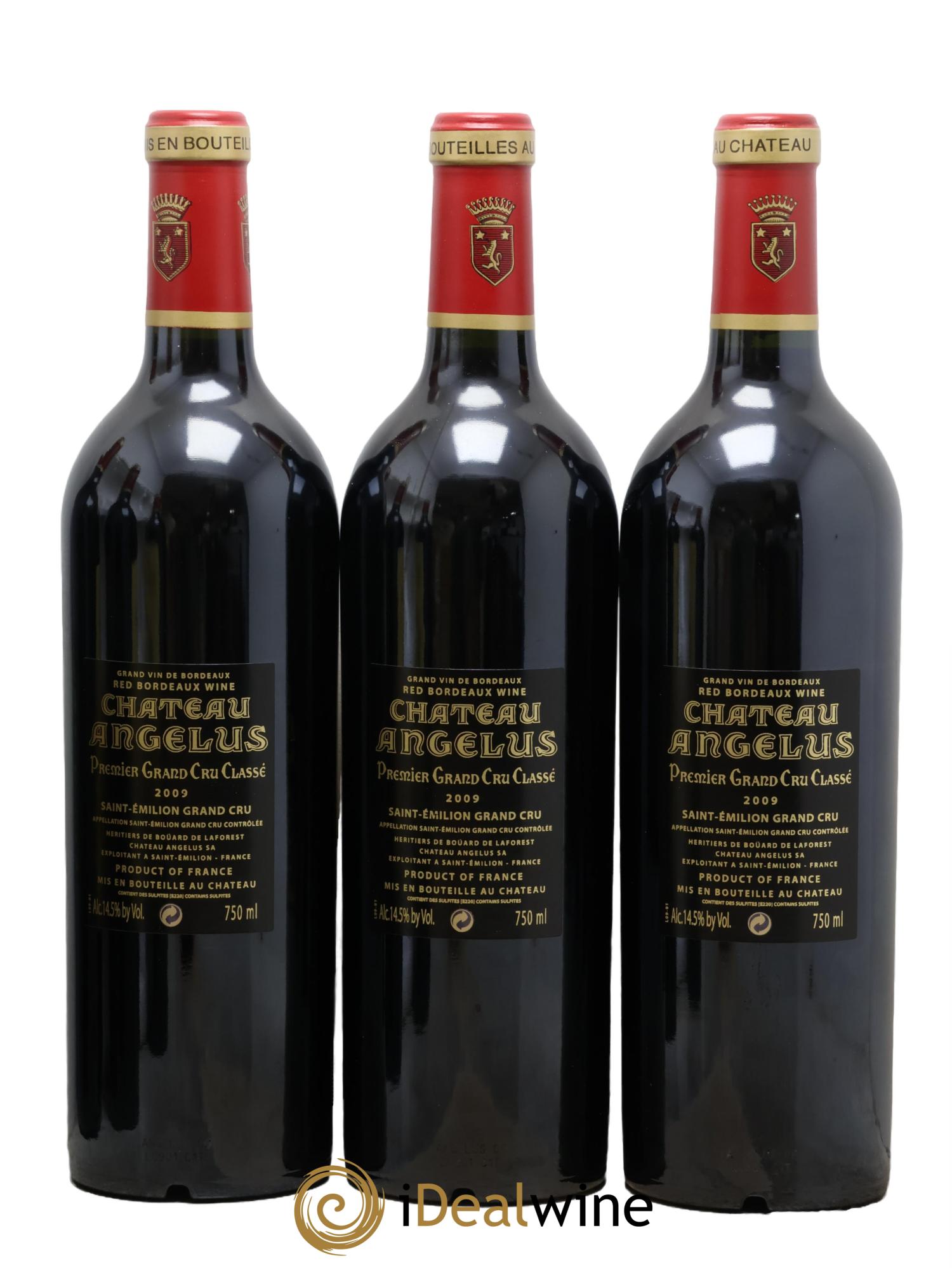 Château Angélus 1er Grand Cru Classé A 2009 - Lot of 6 bottles - 2