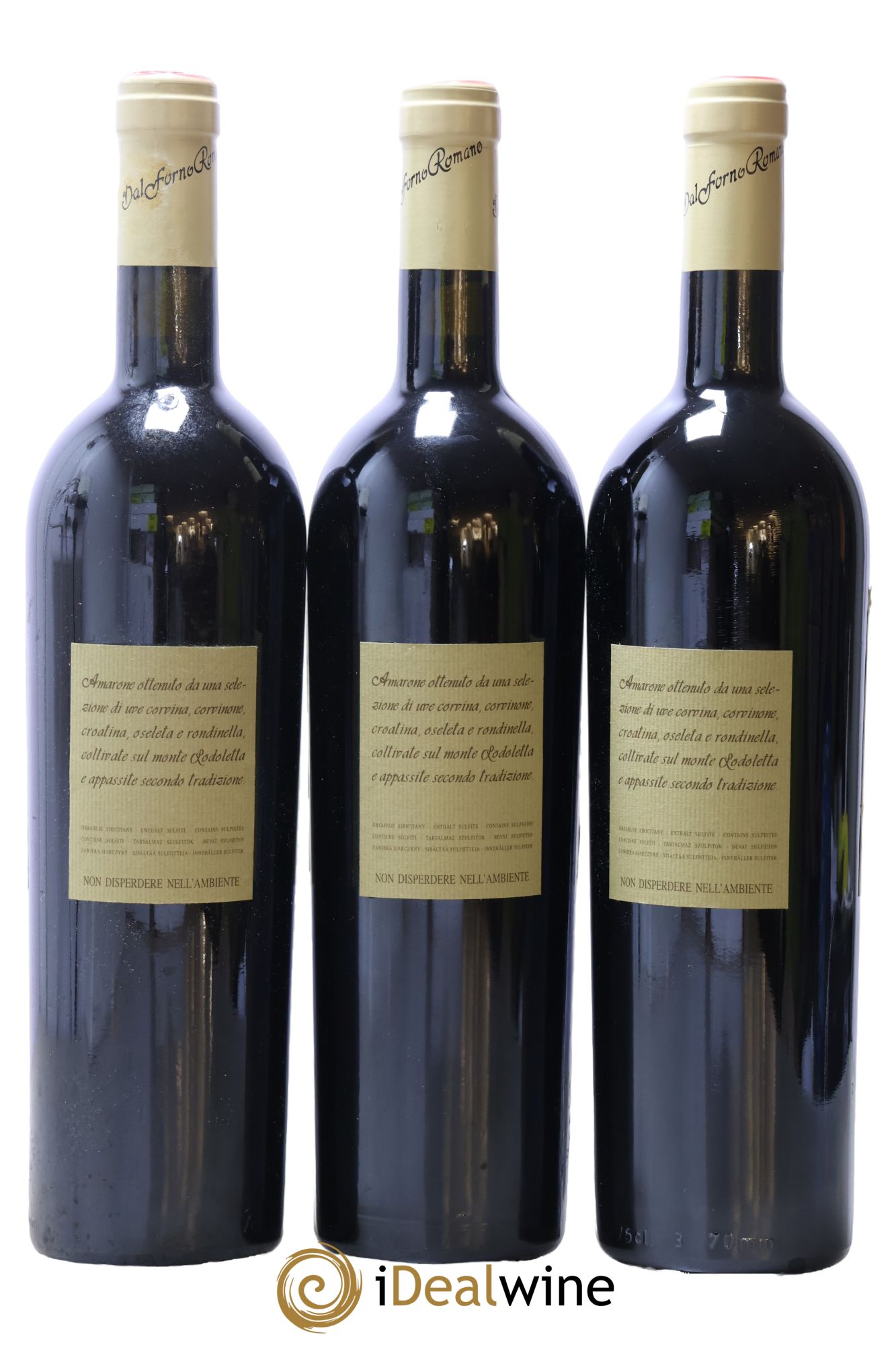 Amarone della Valpolicella DOCG Dal Forno Romano 2003 - Lot de 3 bouteilles - 1