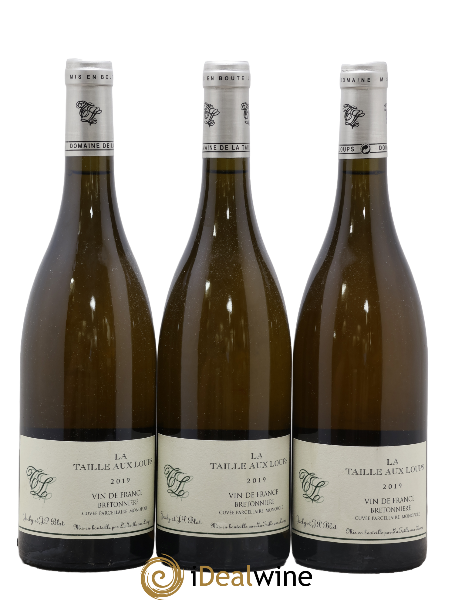 Vin de France Bretonnière La Taille aux Loups - Jacky Blot 2019 - Lot de 3 bouteilles - 0
