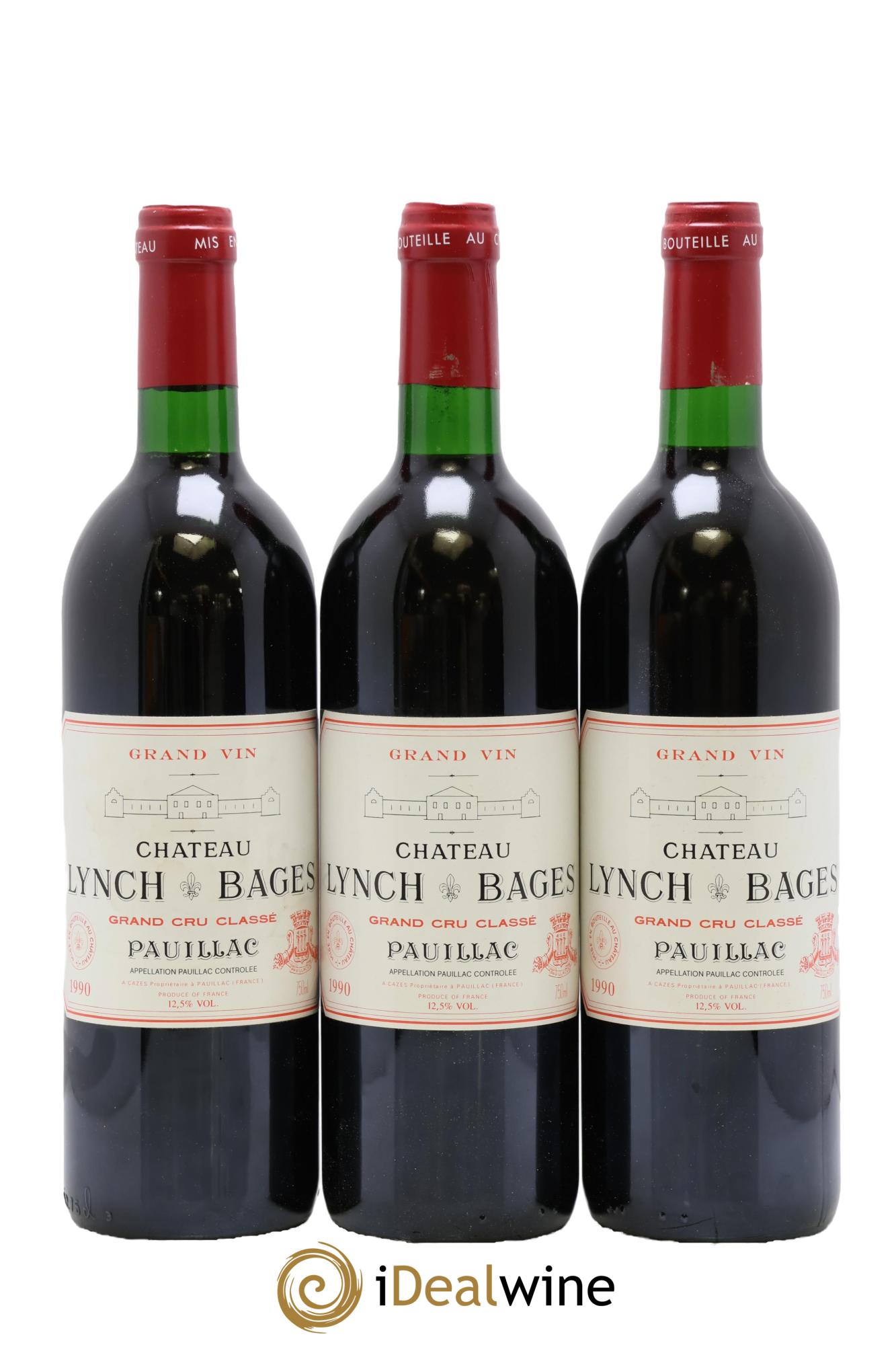 Château Lynch Bages 5ème Grand Cru Classé 1990 - Lot of 12 bottles - 7