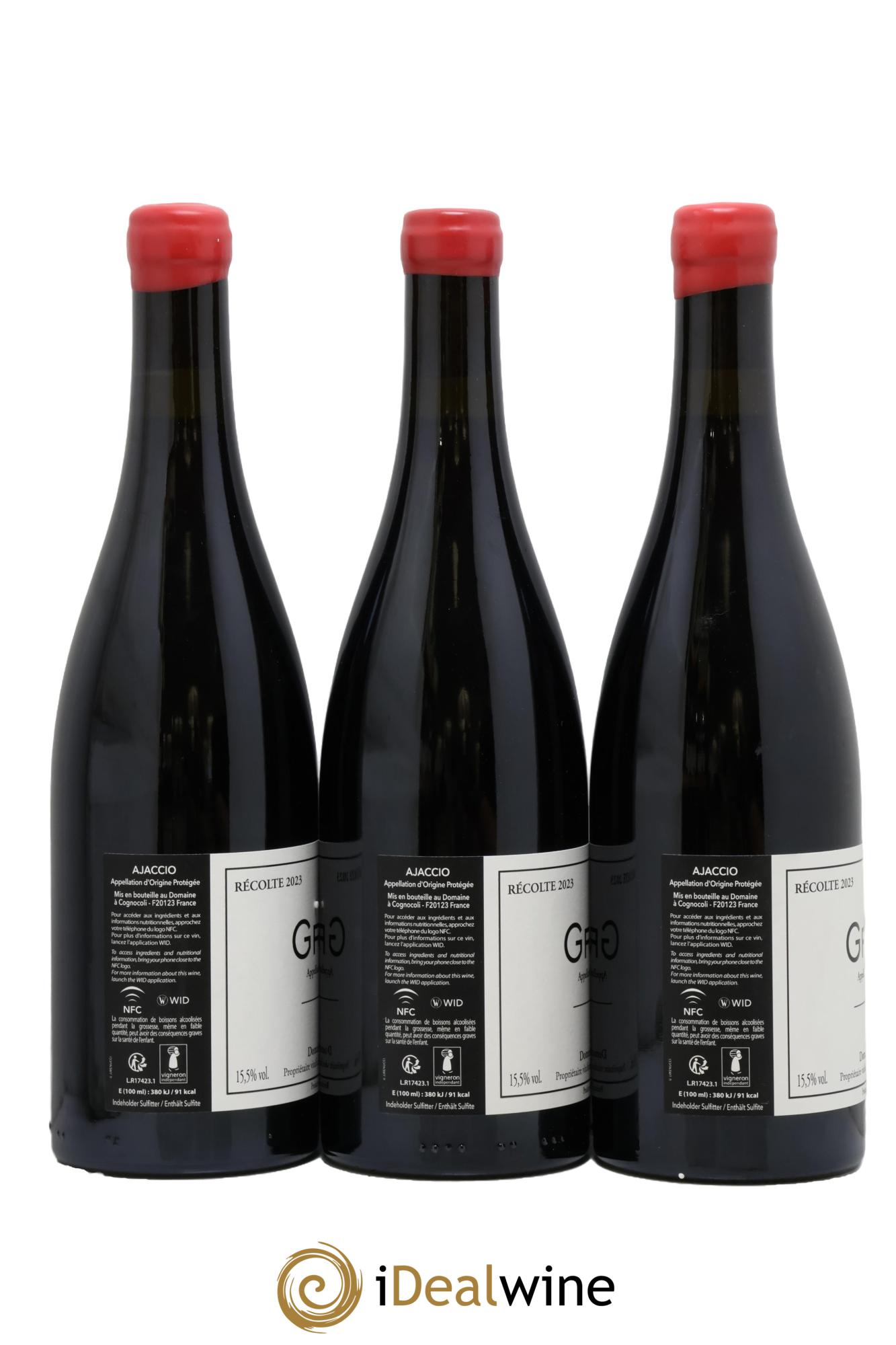 Ajaccio Granit 174 Vaccelli  2023 - Lot of 3 bottles - 1