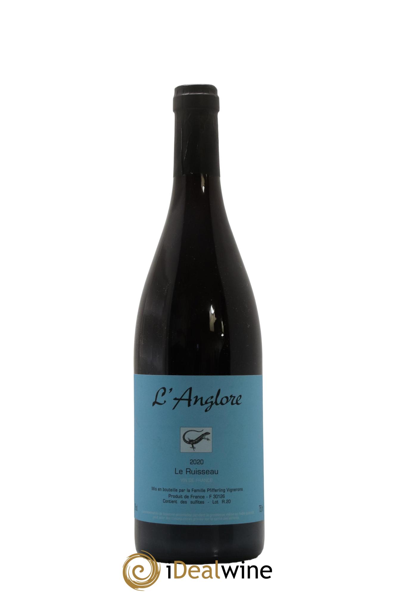 Vin de France Le Ruisseau L'Anglore 2020 - Lot de 1 bouteille - 0