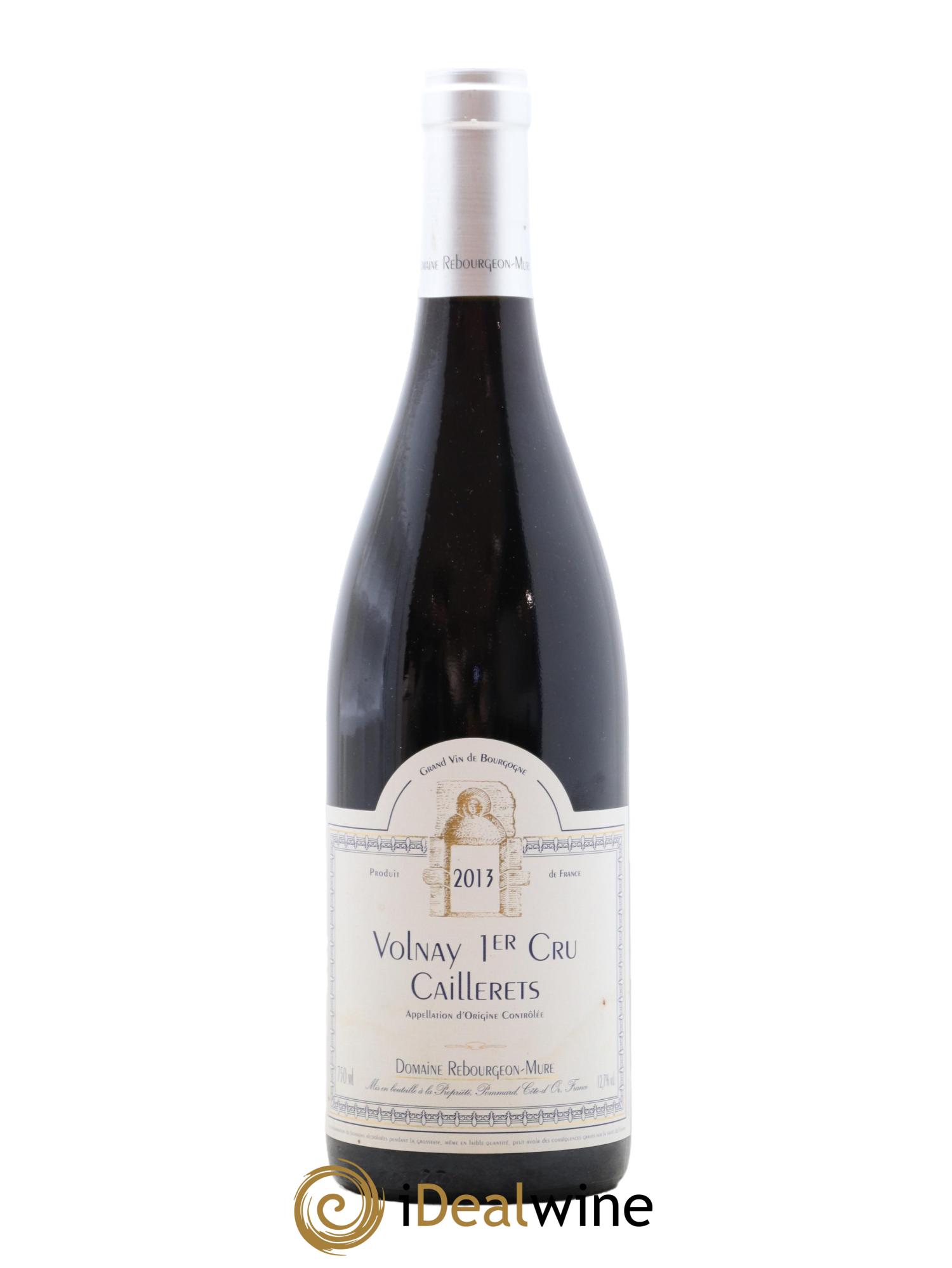 Volnay 1er Cru Caillerets Rebourgeon-Mure 2013 - Lot de 1 bouteille - 0