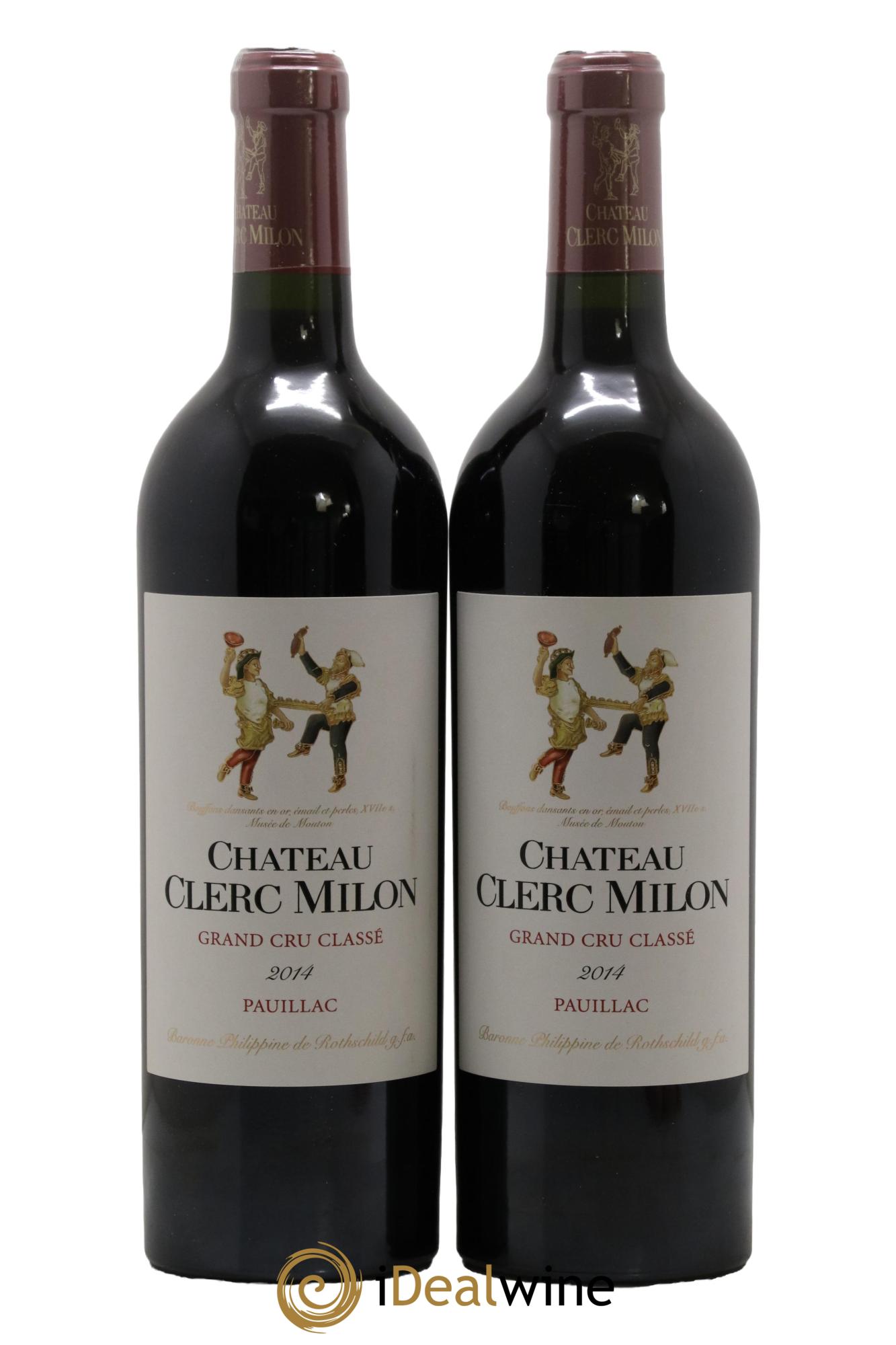 Château Clerc Milon 5ème Grand Cru Classé 2014 - Lot de 2 bouteilles - 0