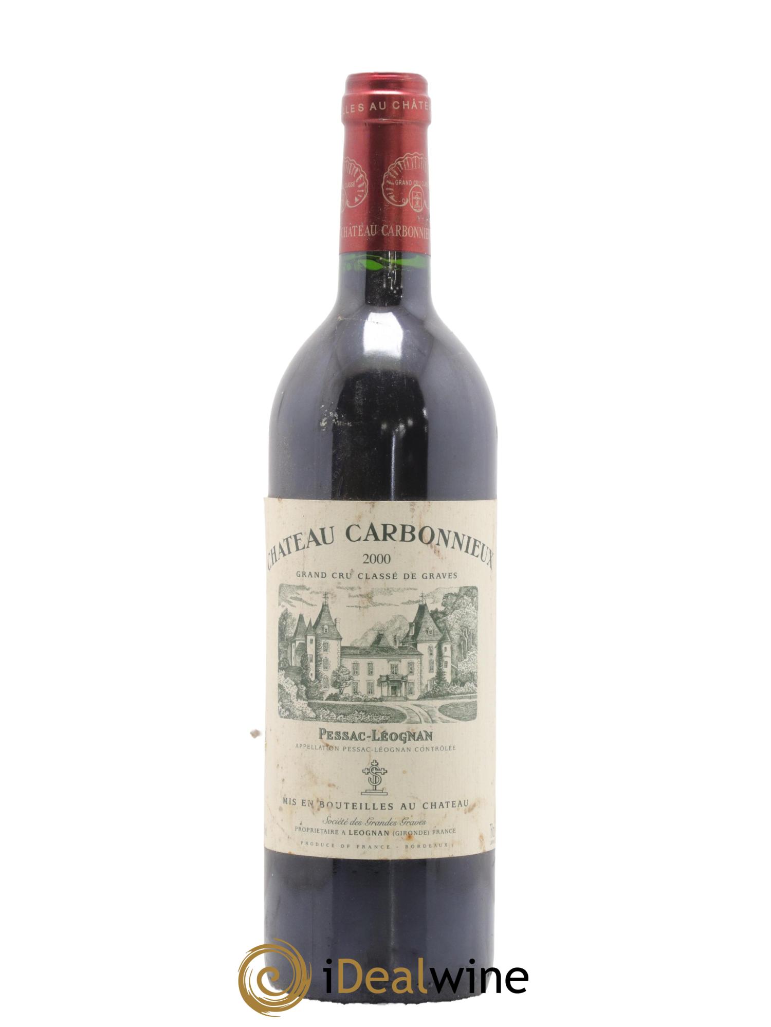 Château Carbonnieux Cru Classé de Graves 2000 - Lot de 1 bouteille - 0