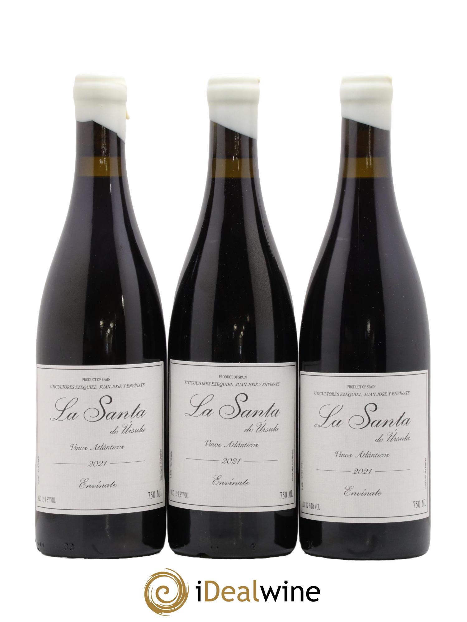 Espagne Tenerife La Santa de Ursula Envinate 2021 - Lot de 3 bouteilles - 0