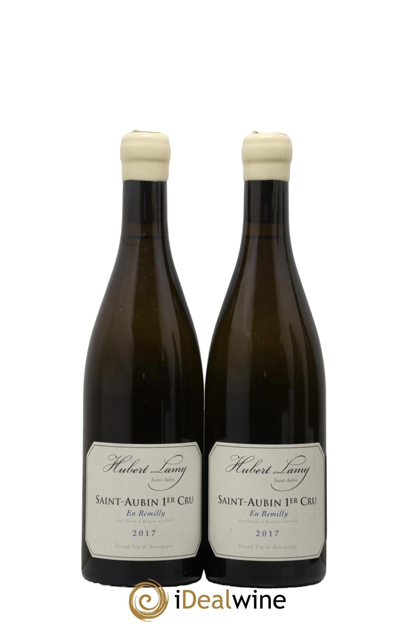 Saint-Aubin 1er Cru En Rémilly Hubert Lamy 2017 - Lot de 2 bouteilles - 0