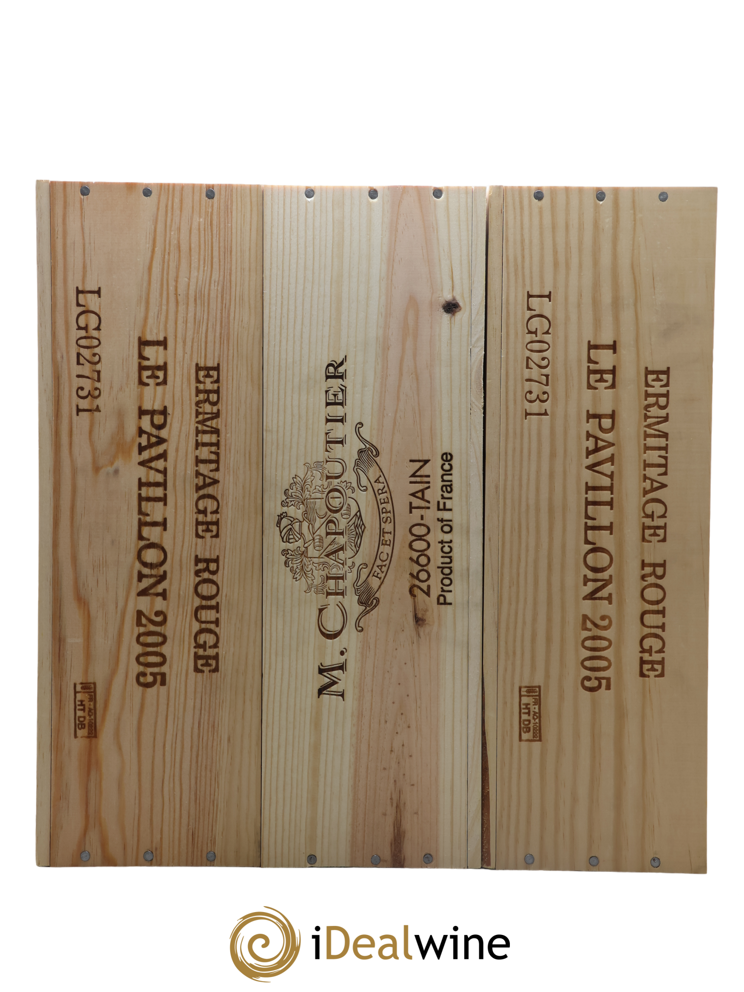 Hermitage Ermitage Le Pavillon Chapoutier 2005 - Lotto di 3 magnum - 3