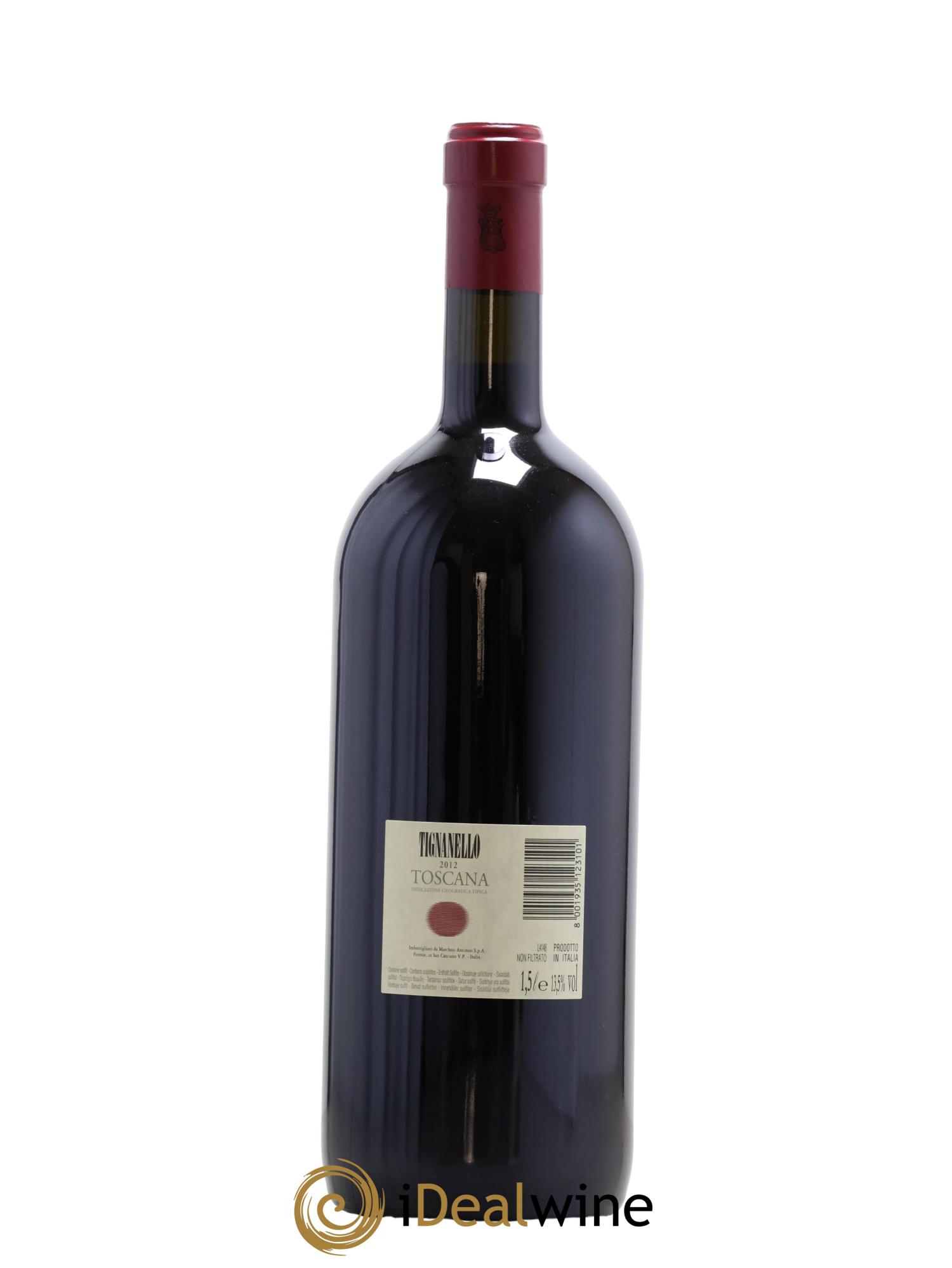 Toscana IGT Tignanello Marchesi Antonori 2012 - Lot de 1 magnum - 1