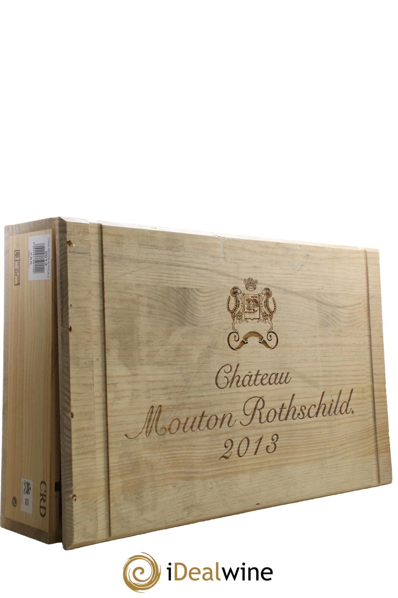 Château Mouton Rothschild 1er Grand Cru Classé  2013 - Lot de 6 bouteilles - 6