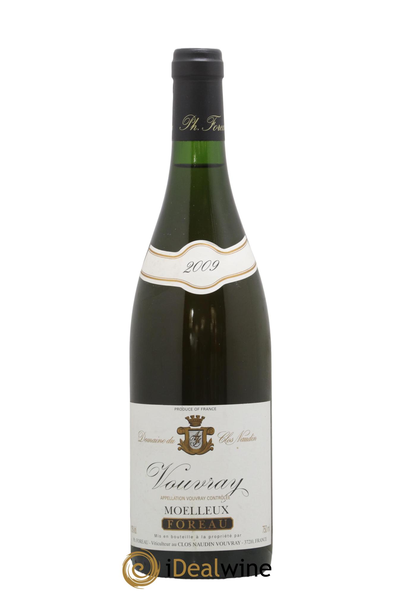 Vouvray Moelleux Clos Naudin - Philippe Foreau 2009 - Lot de 1 bouteille - 0