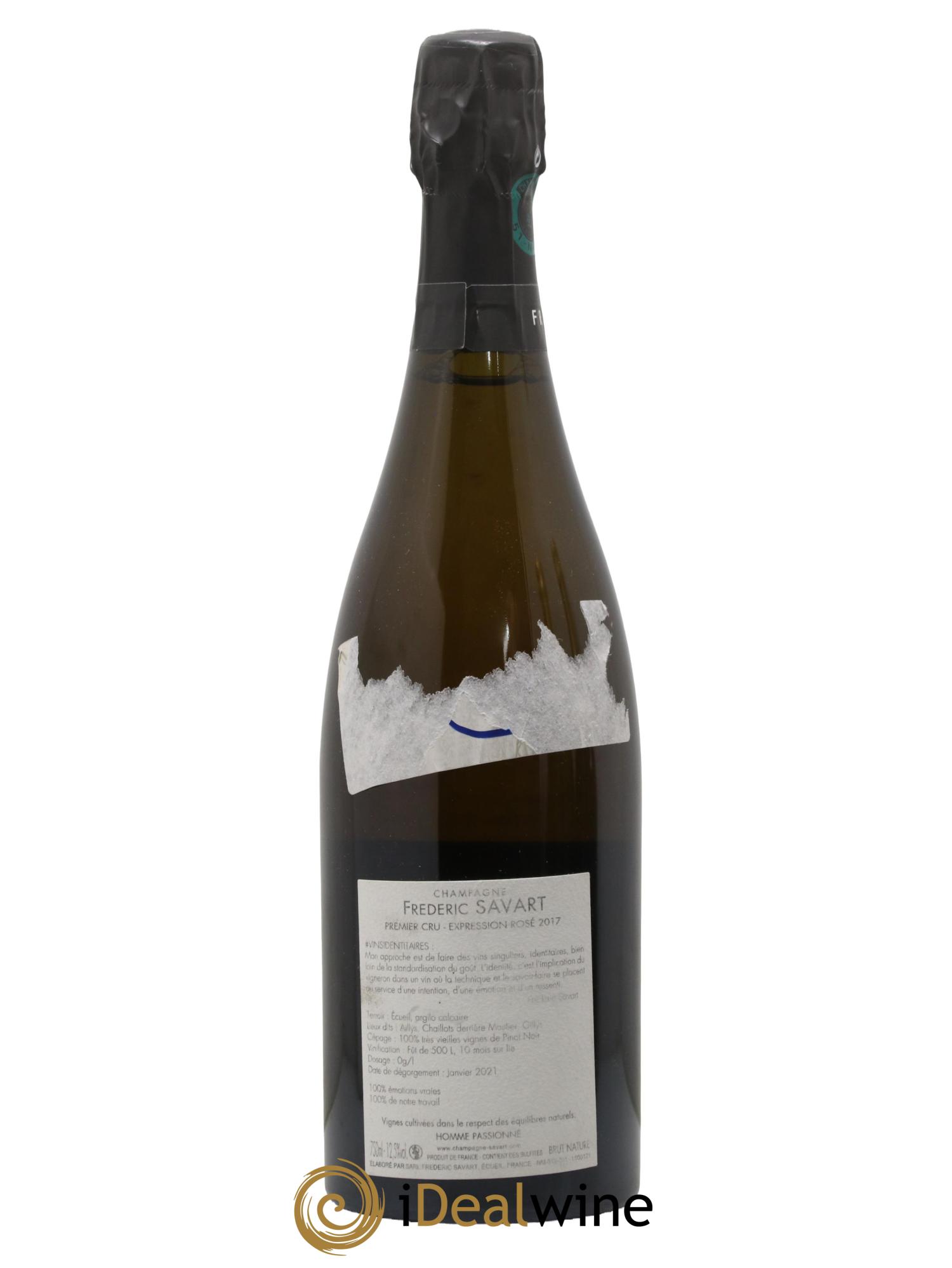 Champagne - Brut Nature L'expression Frédéric Savart 2017 - Lot de 1 bouteille - 1