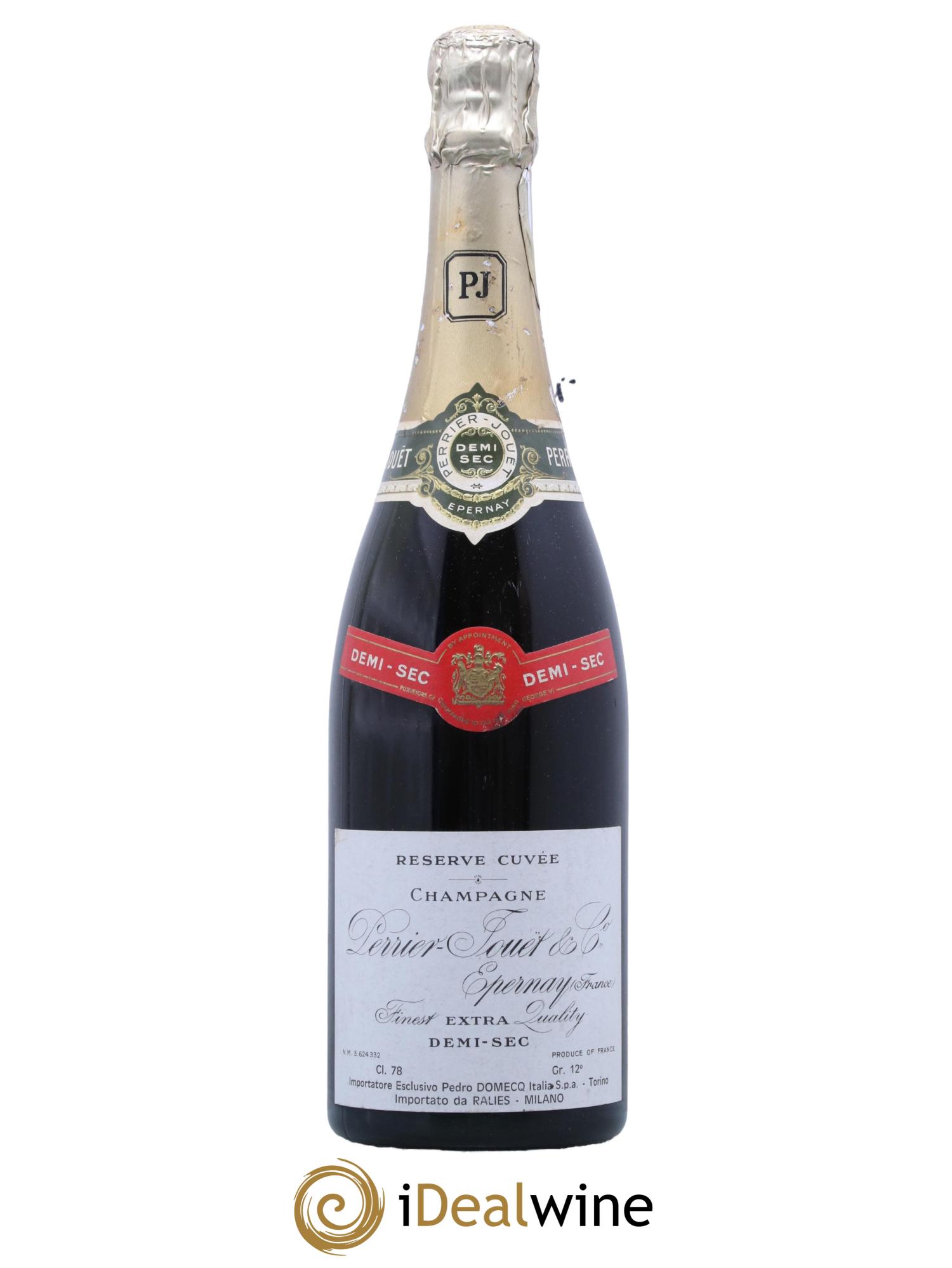 Champagne Demi Sec Perrier Jouet - Lot de 1 bouteille - 0