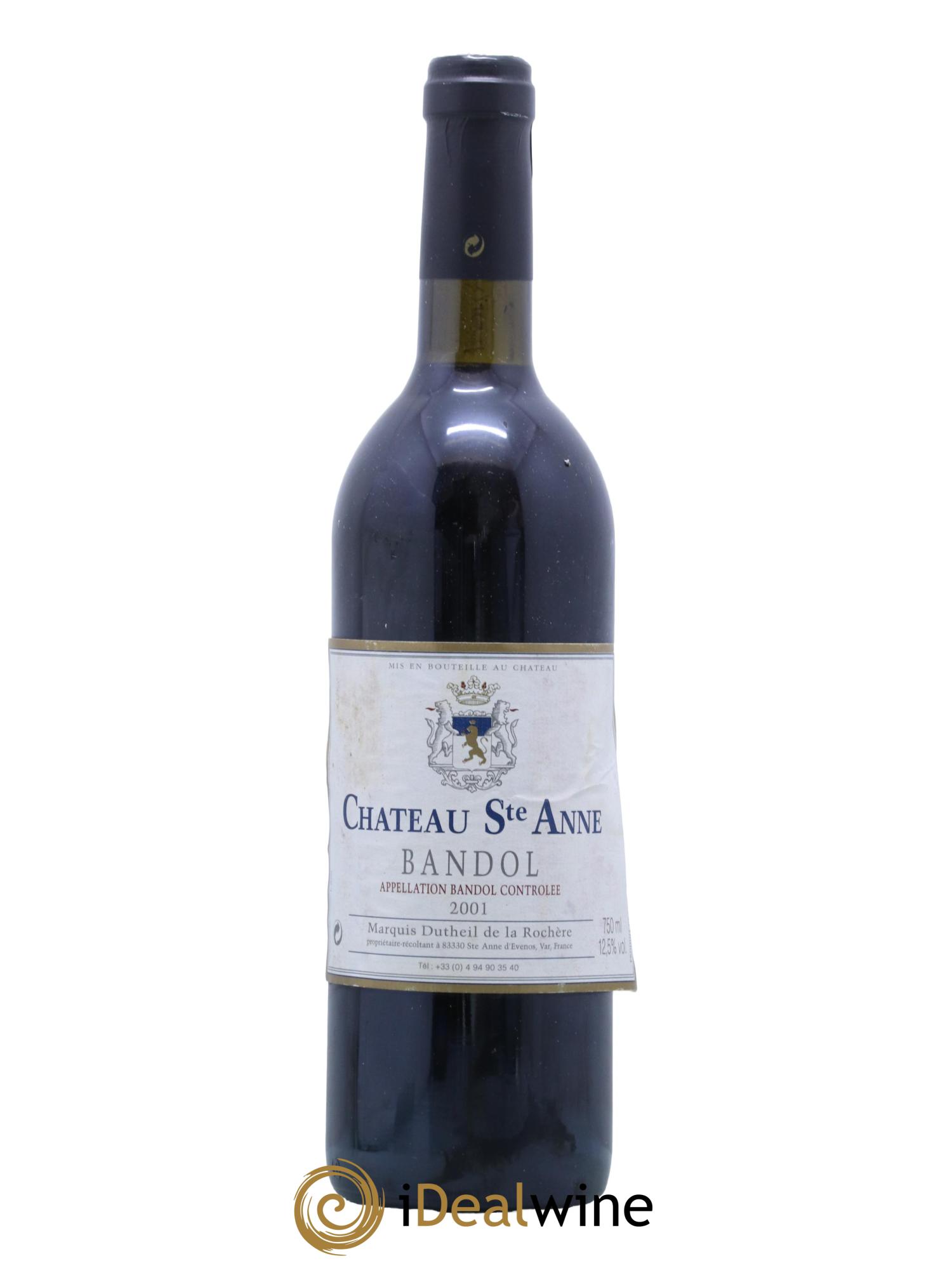 Bandol Château Sainte Anne 2001 - Lot de 1 bouteille - 0