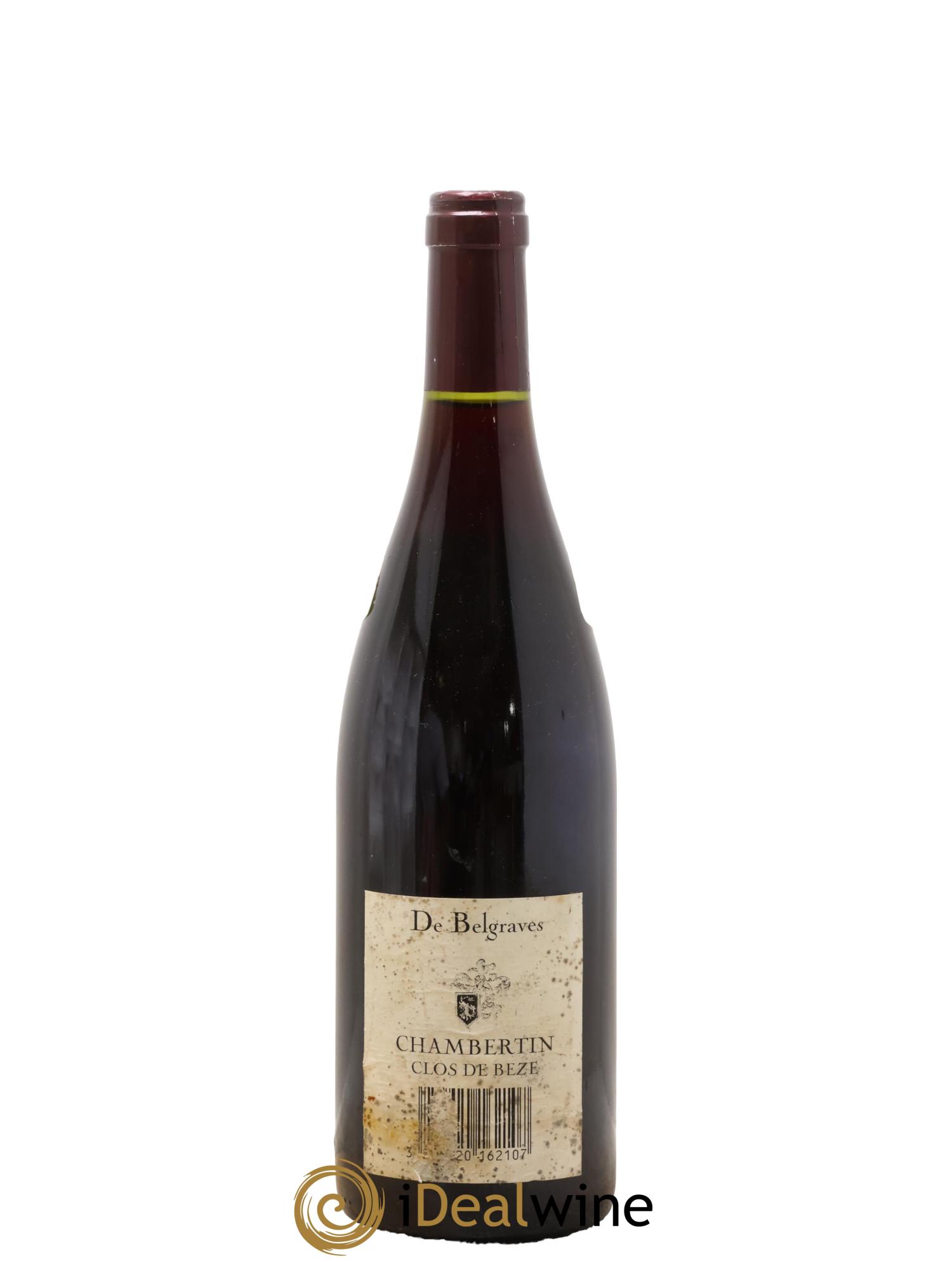 Chambertin Clos de Bèze Grand Cru Belgraves 1997 - Lot of 1 bottle - 1