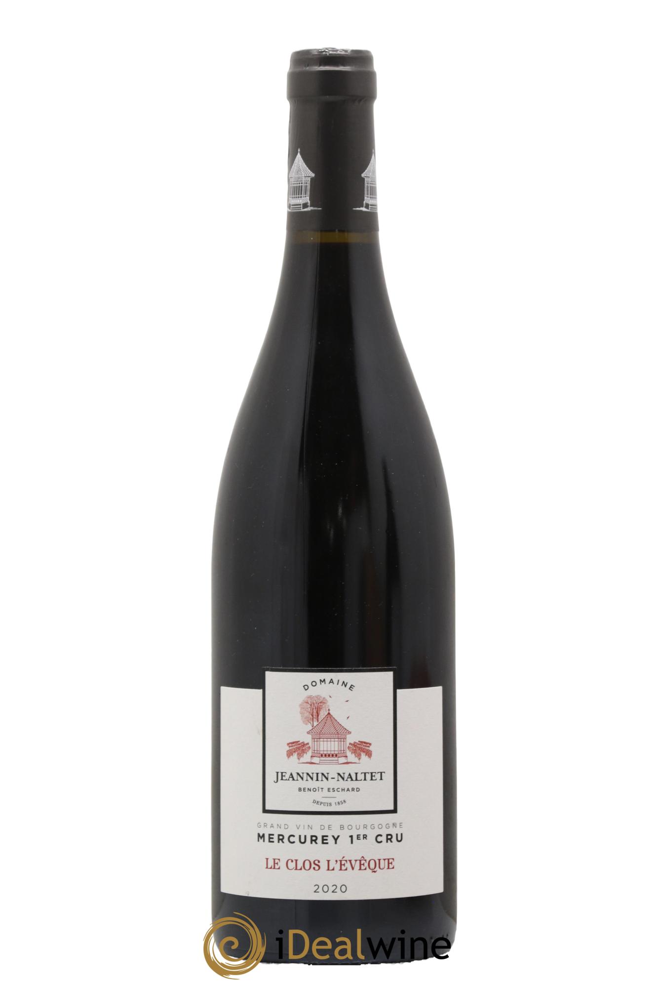 Mercurey 1er Cru Clos de l'Evêque Jeannin Naltet 2020 - Lot de 1 bouteille - 0
