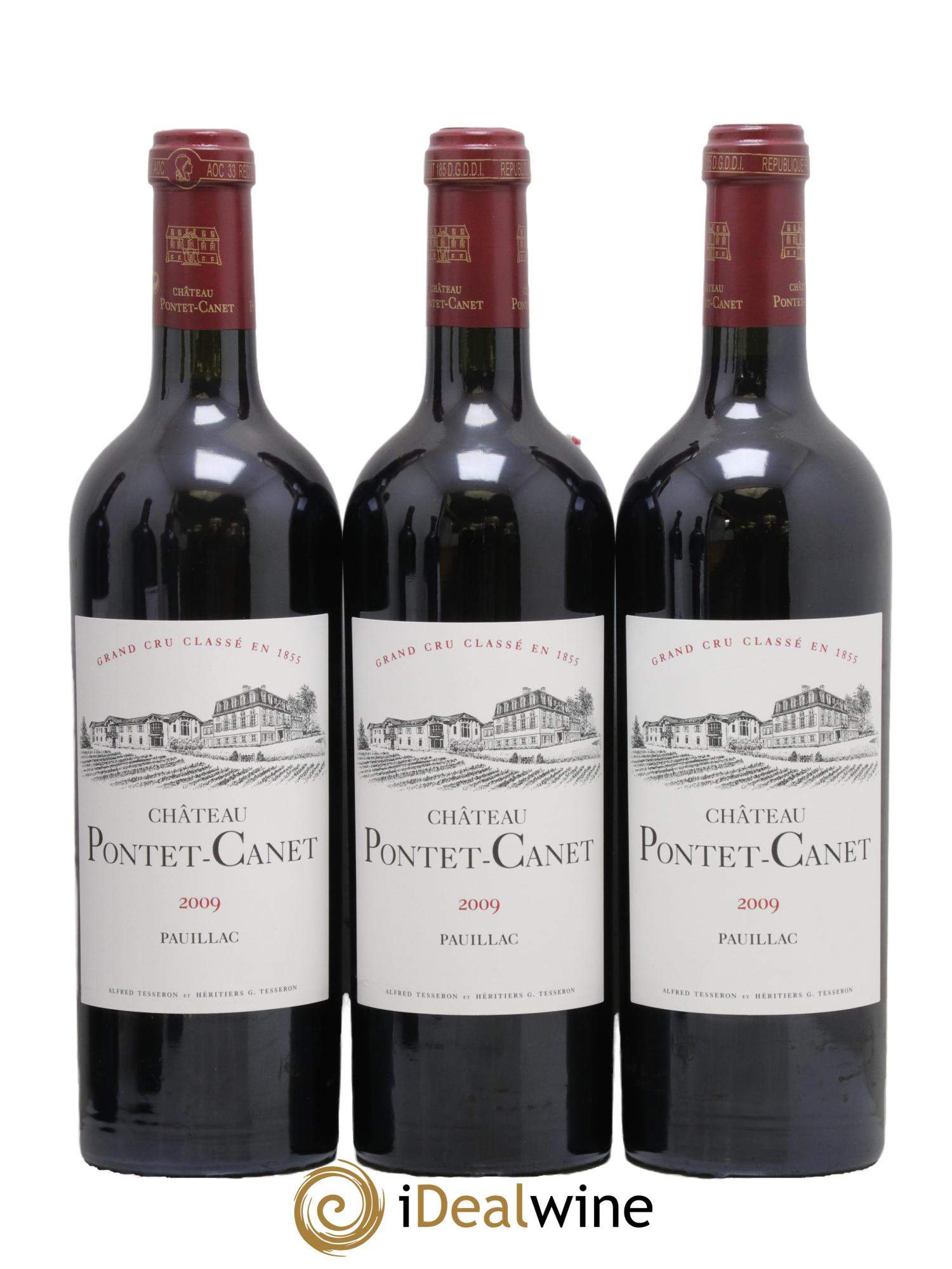 Château Pontet Canet 5ème Grand Cru Classé 2009 - Lotto di 6 bottiglie - 1