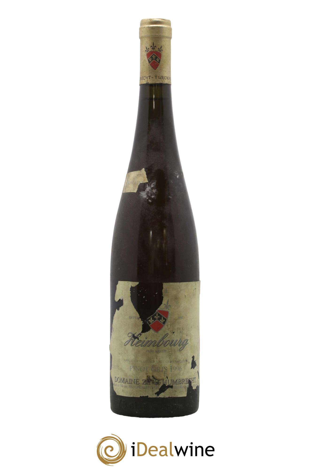 Alsace Pinot Gris Heimbourg Zind-Humbrecht (Domaine) 1996 - Lotto di 1 bottiglia - 0
