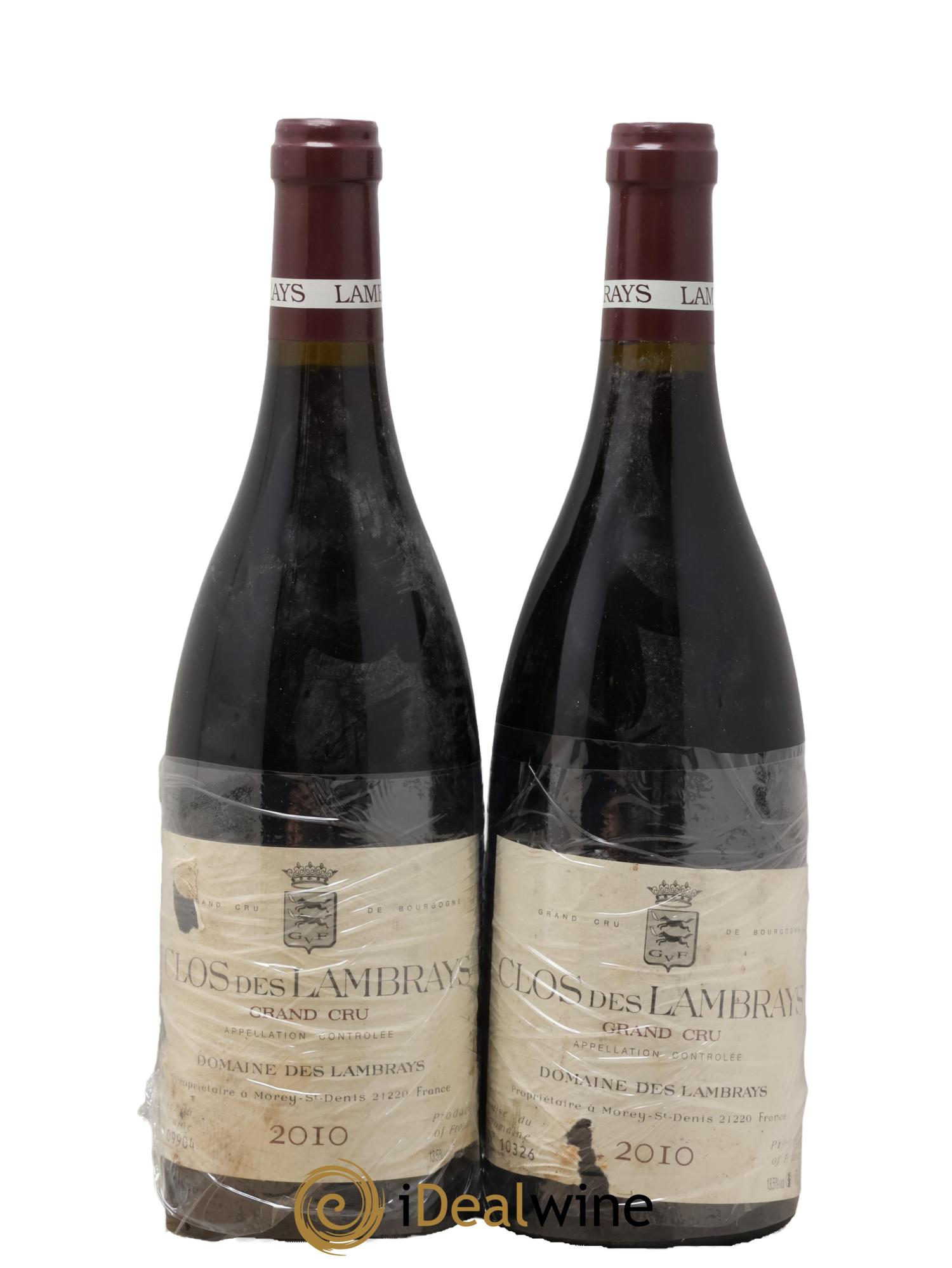 Clos des Lambrays Grand Cru Domaine des Lambrays 2010 - Lot de 2 bouteilles - 0