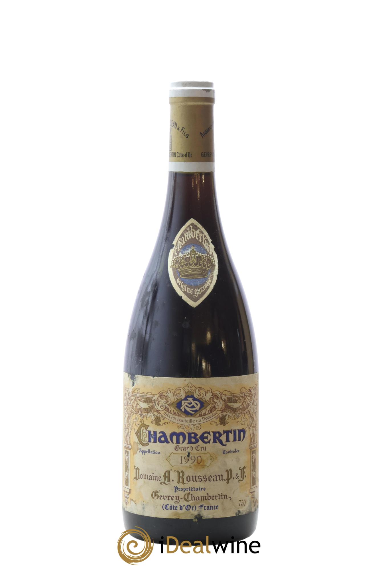 Chambertin Grand Cru Armand Rousseau (Domaine) 1990 - Lot de 1 bouteille - 0