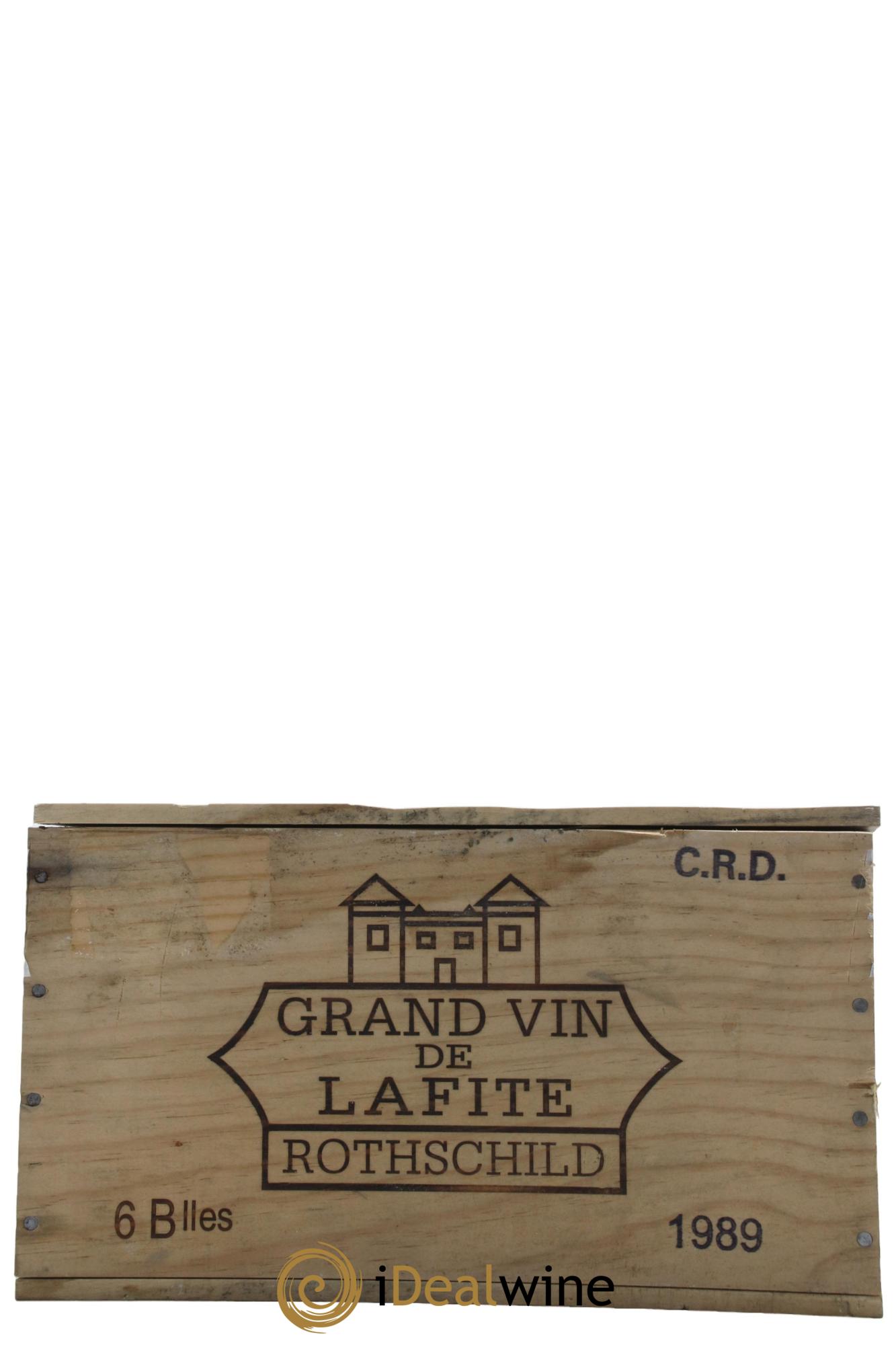 Château Lafite Rothschild 1er Grand Cru Classé 1989 - Lot de 6 bouteilles - 4