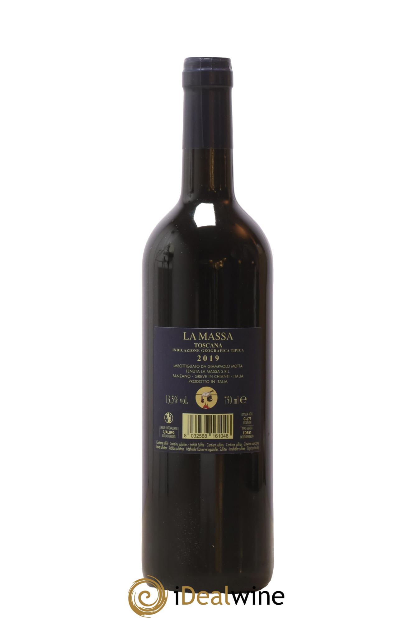 Toscana IGT La Massa 2019 - Lot de 1 bouteille - 1
